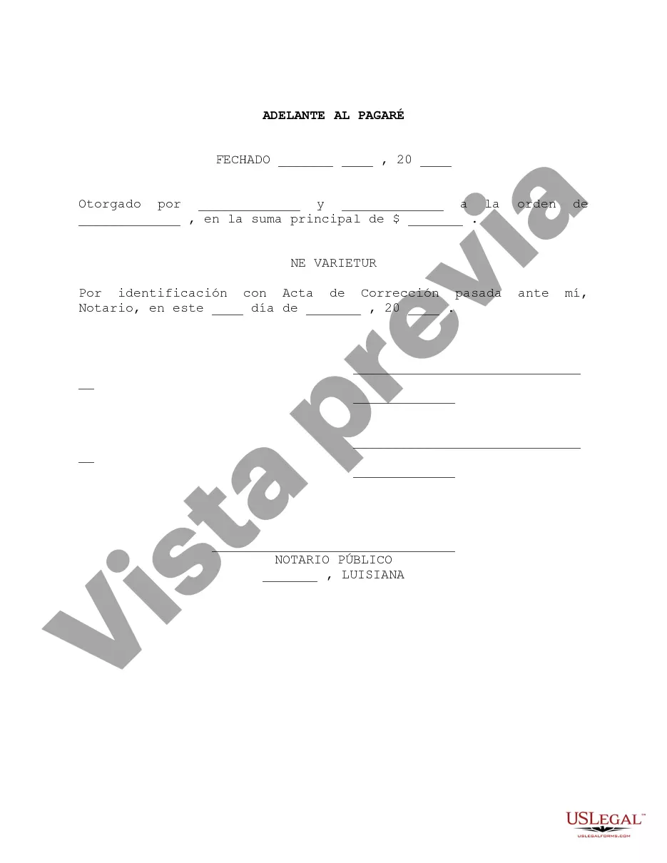 Preview Alonge a Pagaré