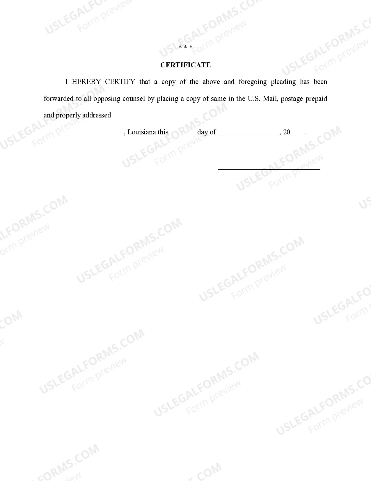 Preview Answer to Plaintiff's Petition for unopened succession