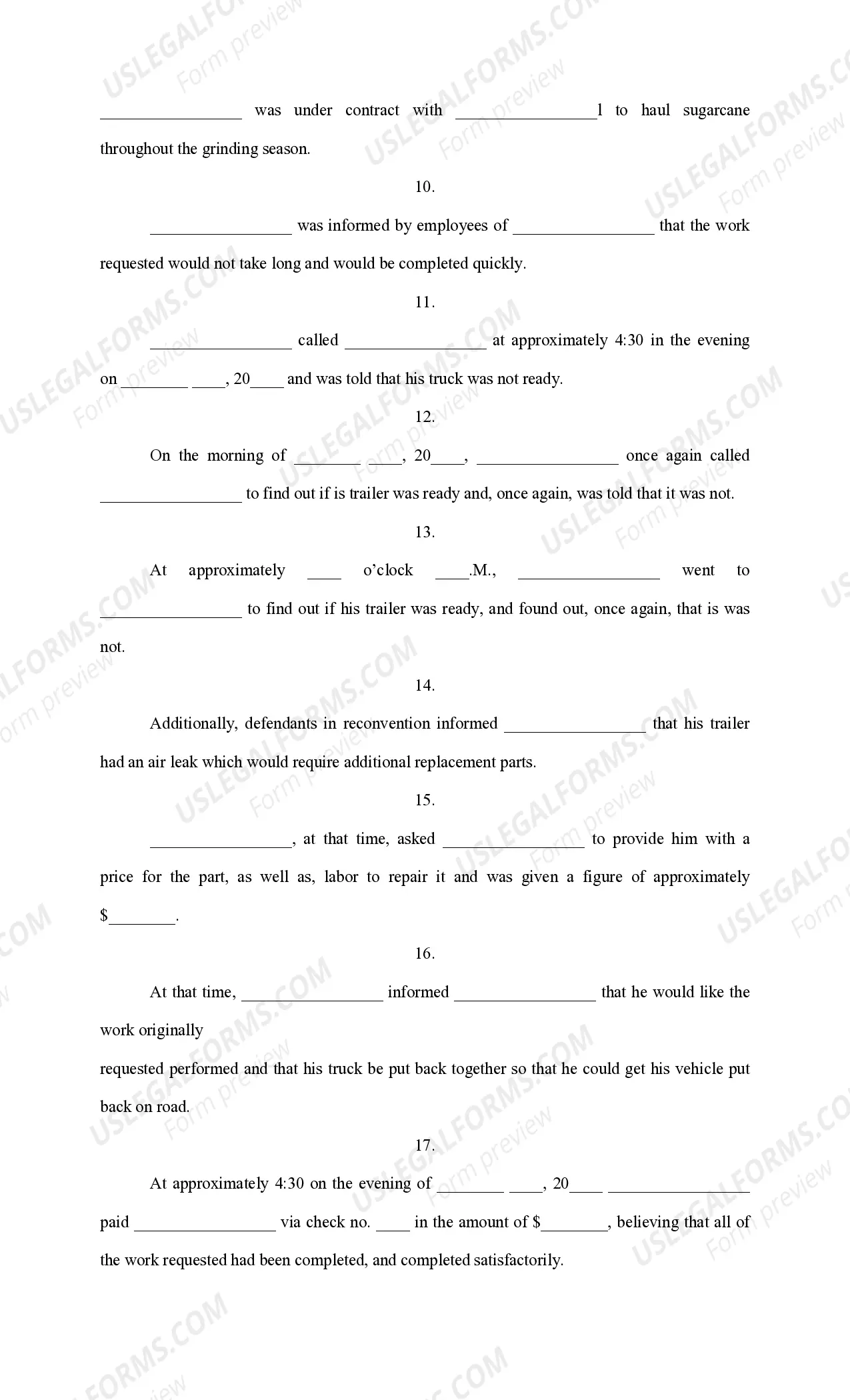 Preview Amended Answer and Reconventional Demand