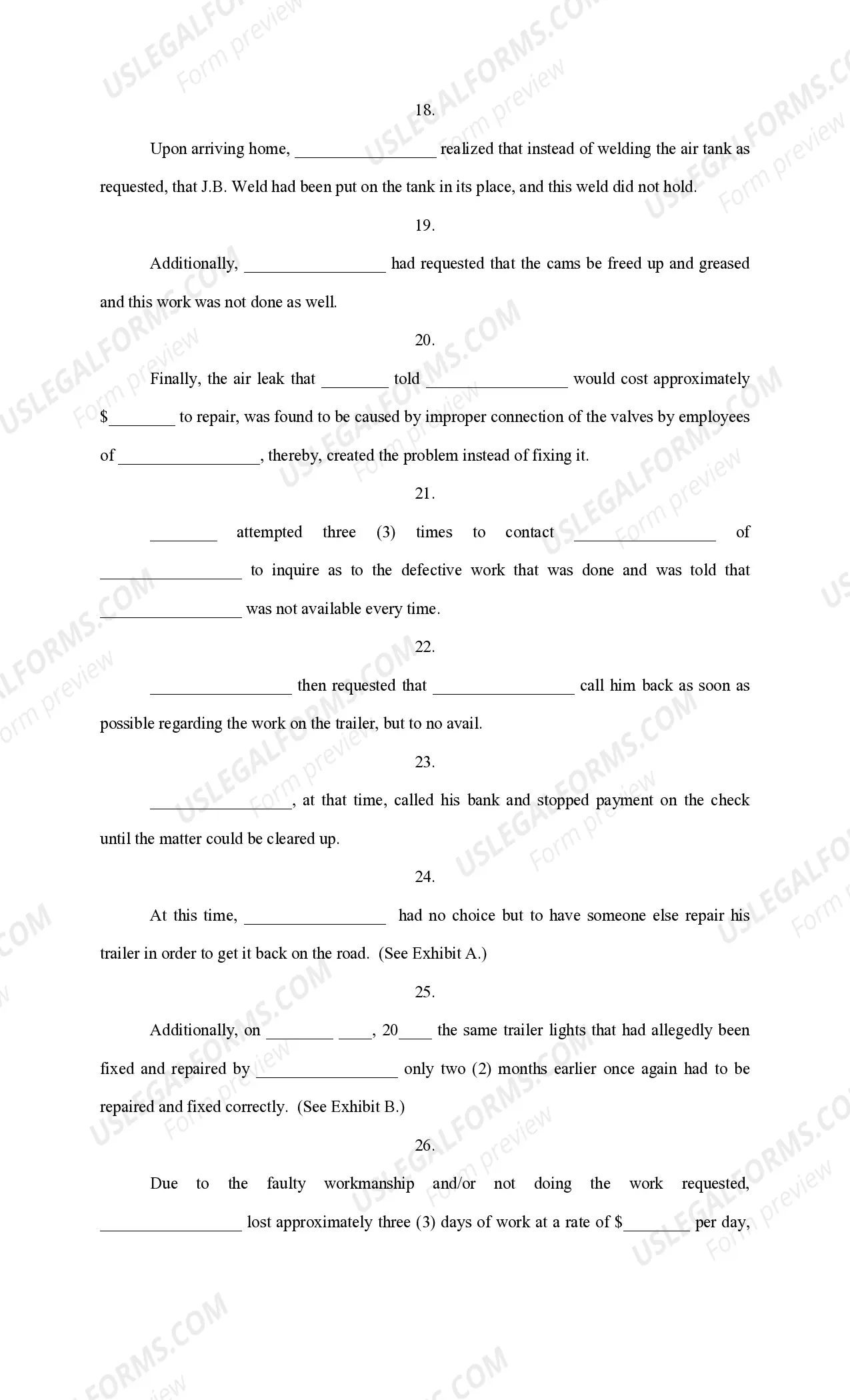 Preview Amended Answer and Reconventional Demand