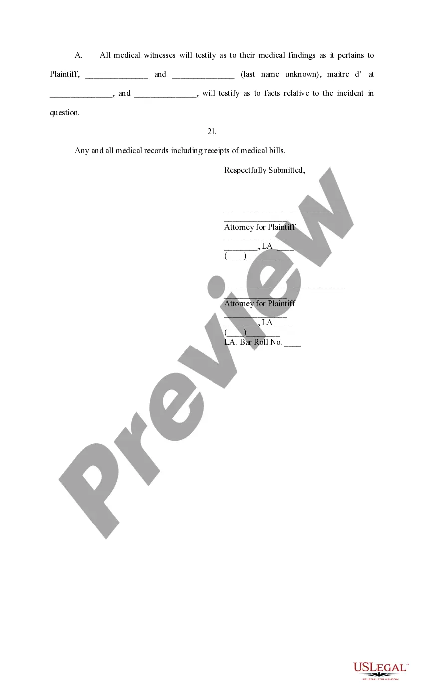 Preview Answer to Interrogatories in personal injury action