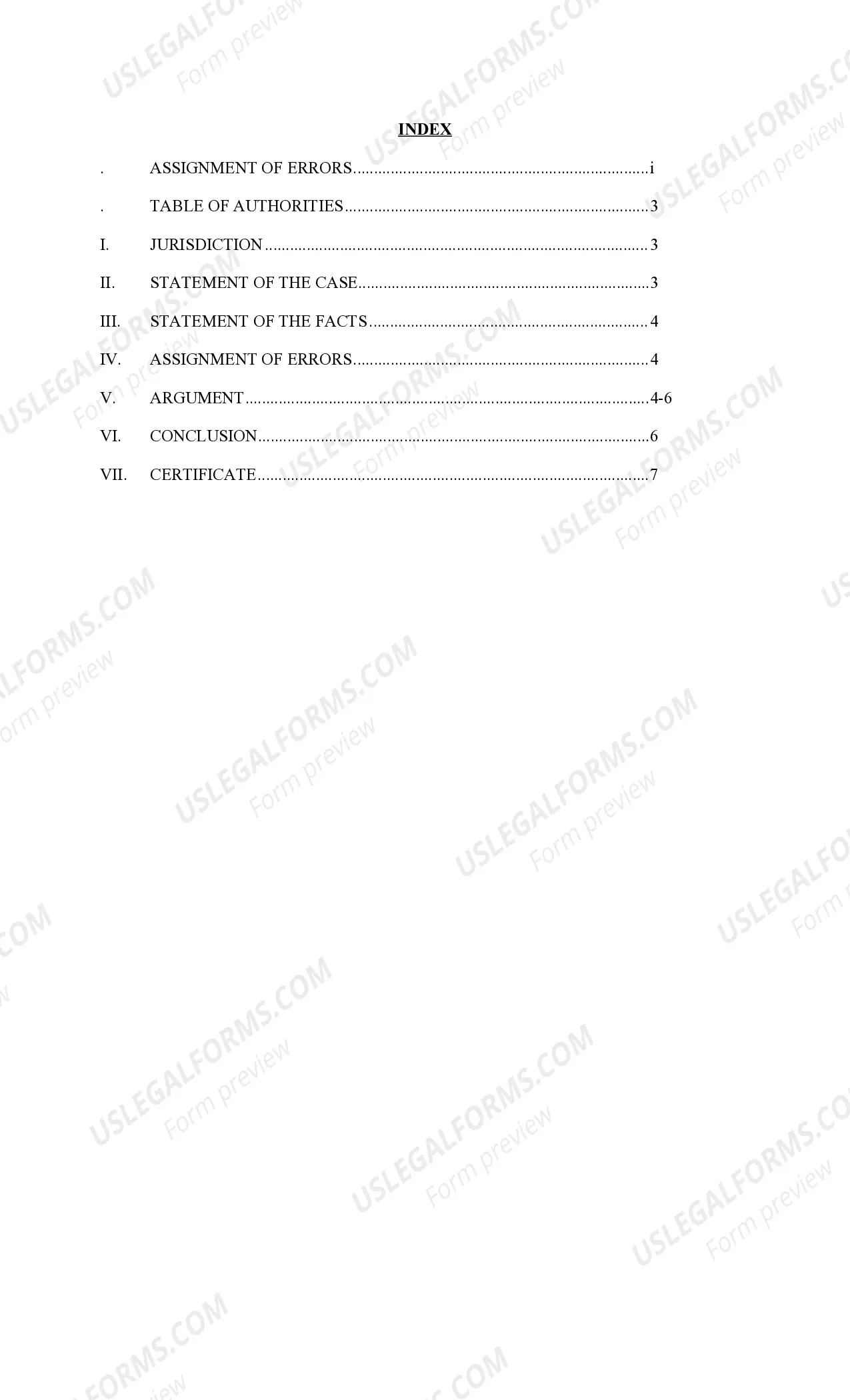 Preview Original Brief on Behalf of Appellant