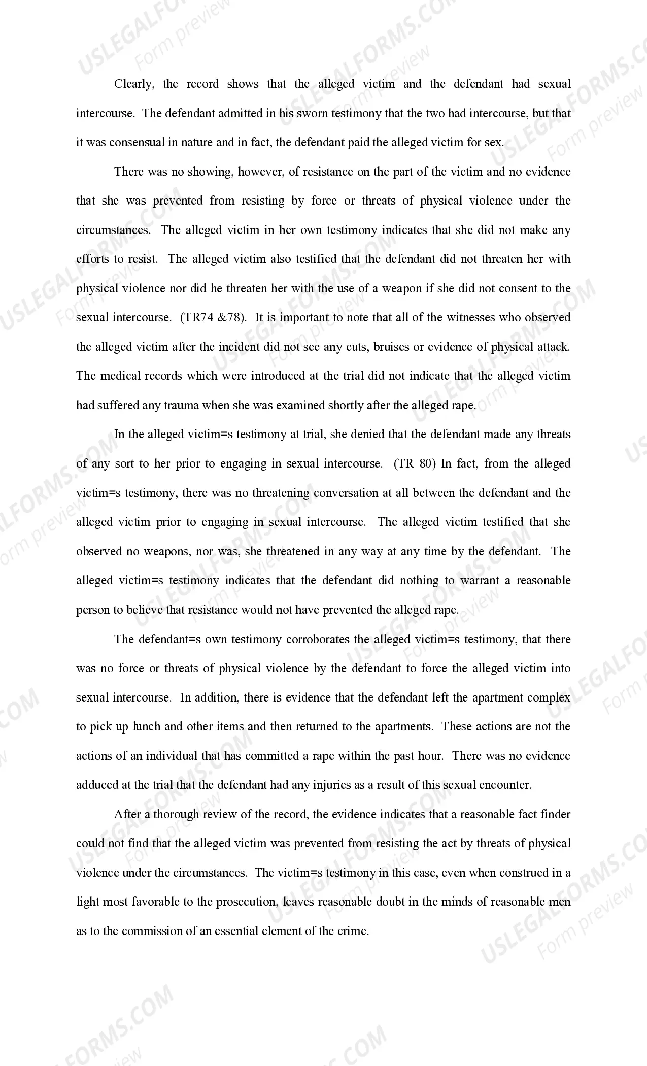 Preview Original Brief on Behalf of Appellant