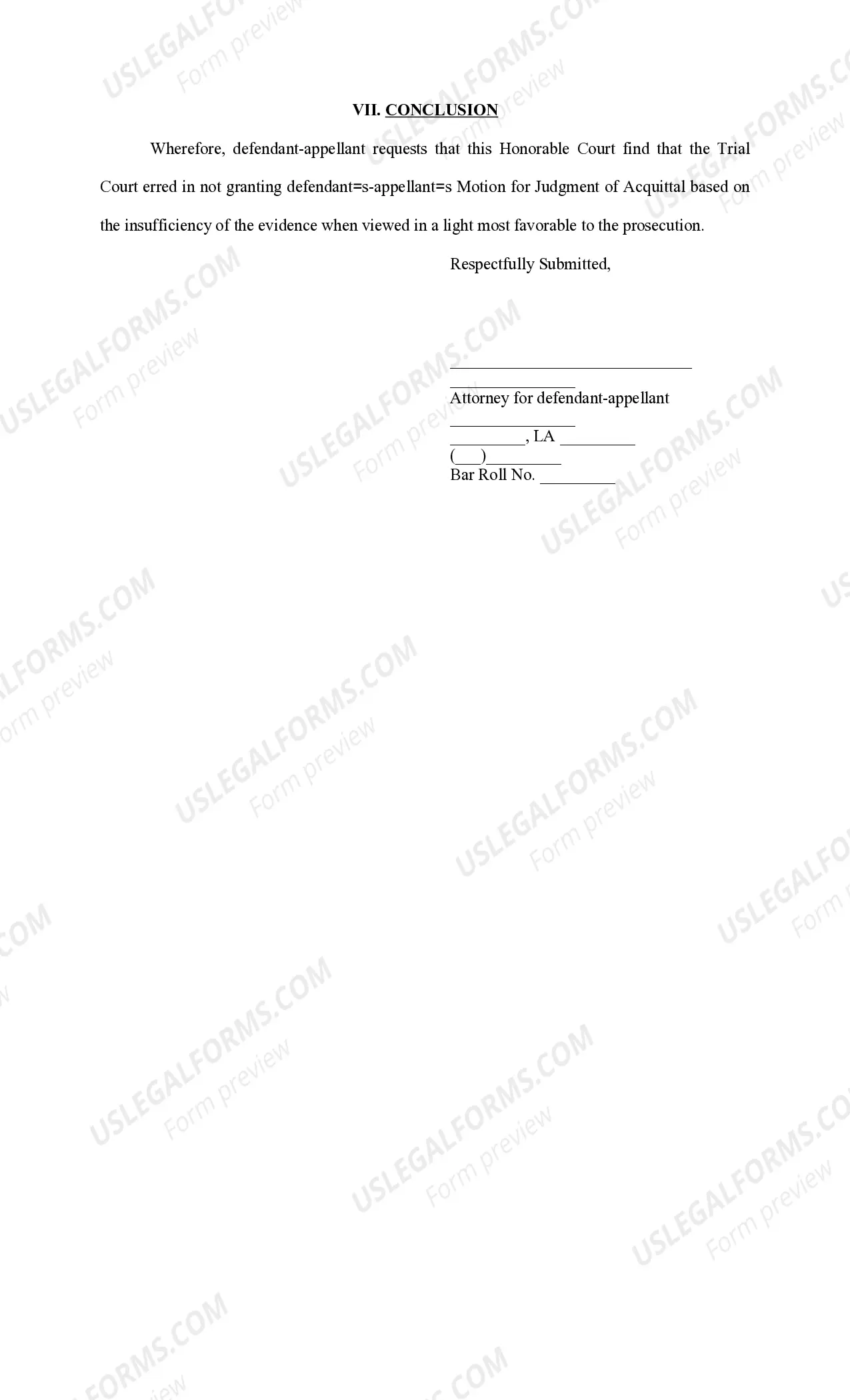 Preview Original Brief on Behalf of Appellant