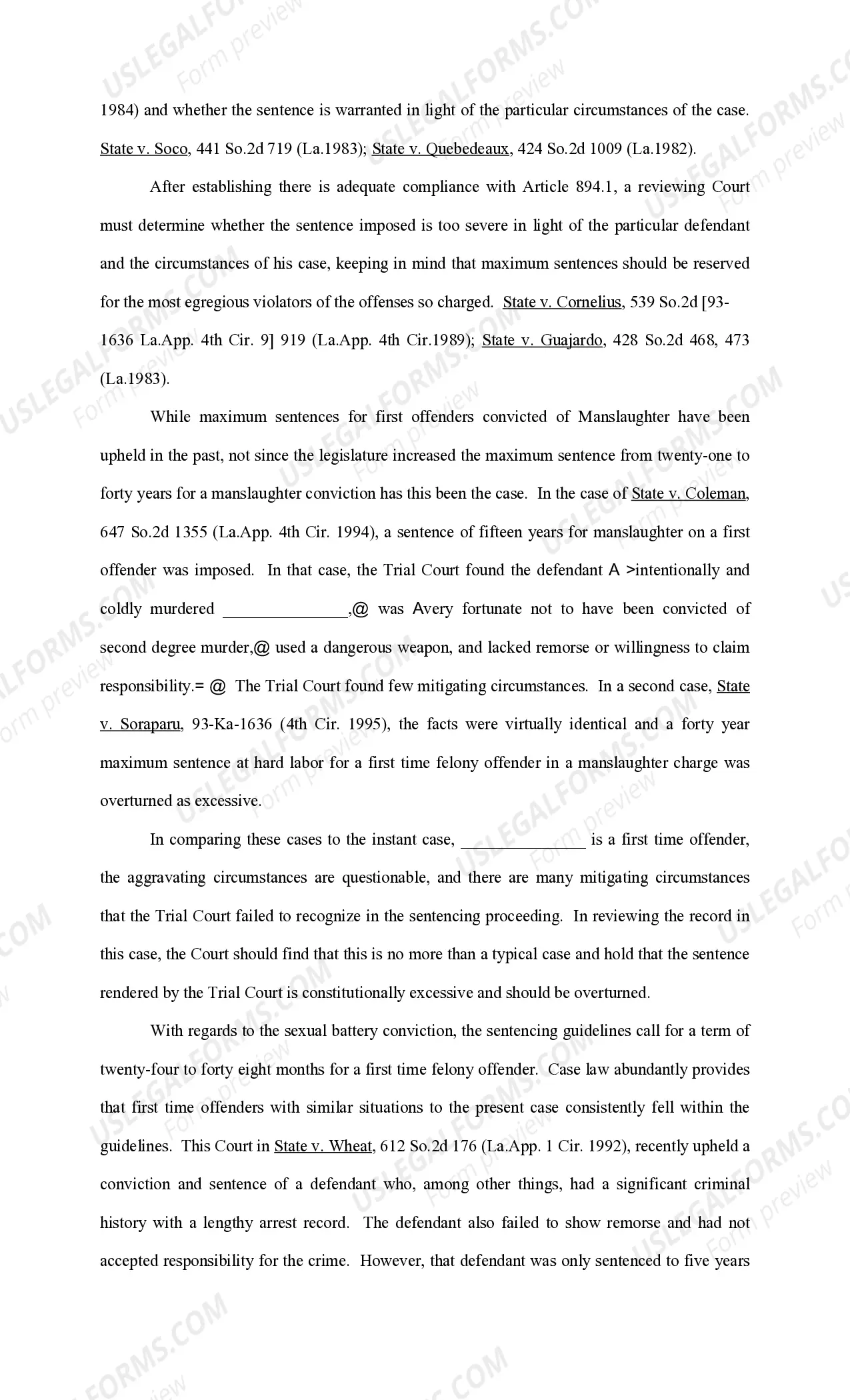 Preview Brief in Support of Motion for Rehearing on Behalf of Defendant Appellant