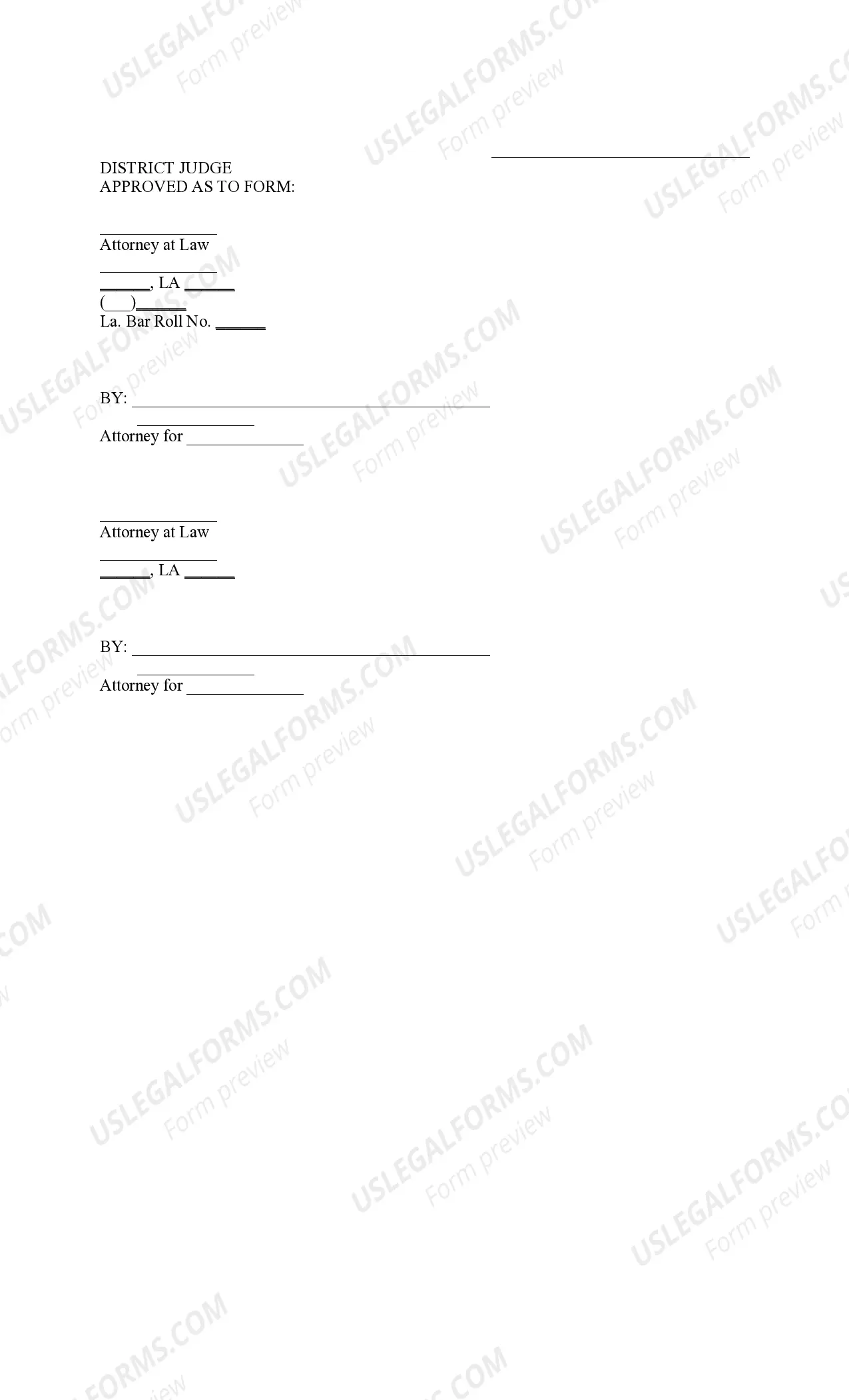 Preview Consent Judgment of Visitation