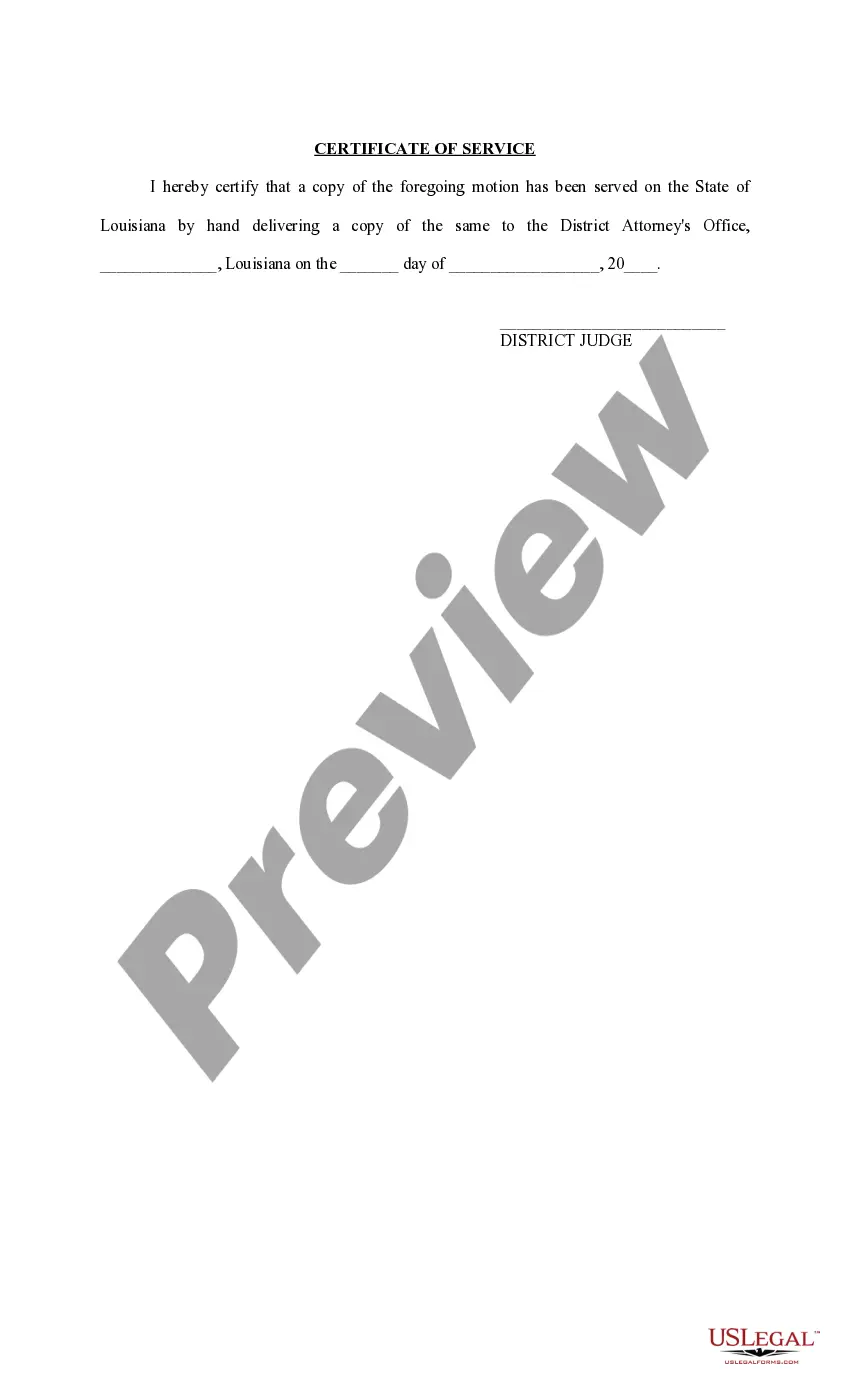 Preview Motion for Consolidation and Order