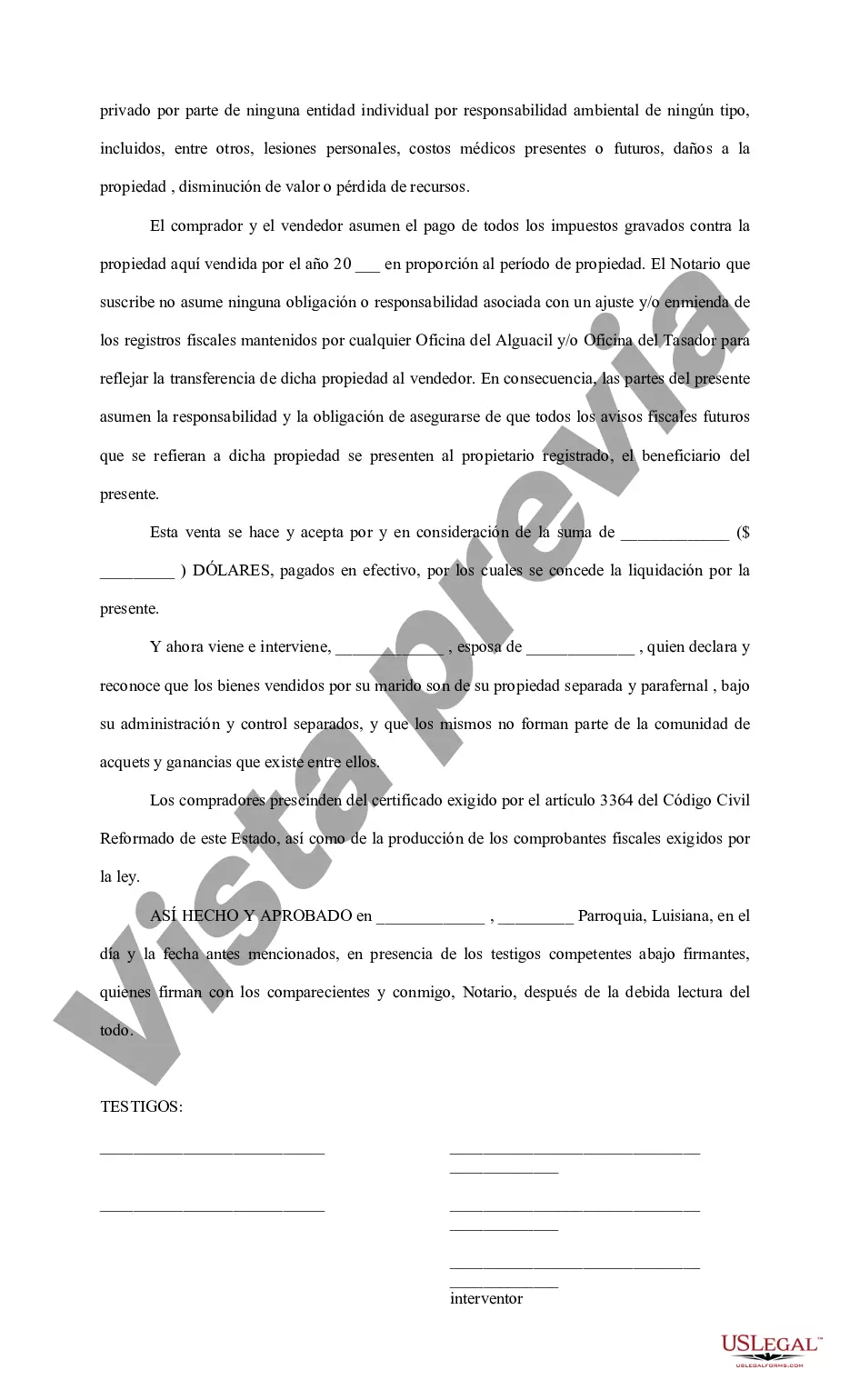 Preview Venta Contado - Bienes Raíces