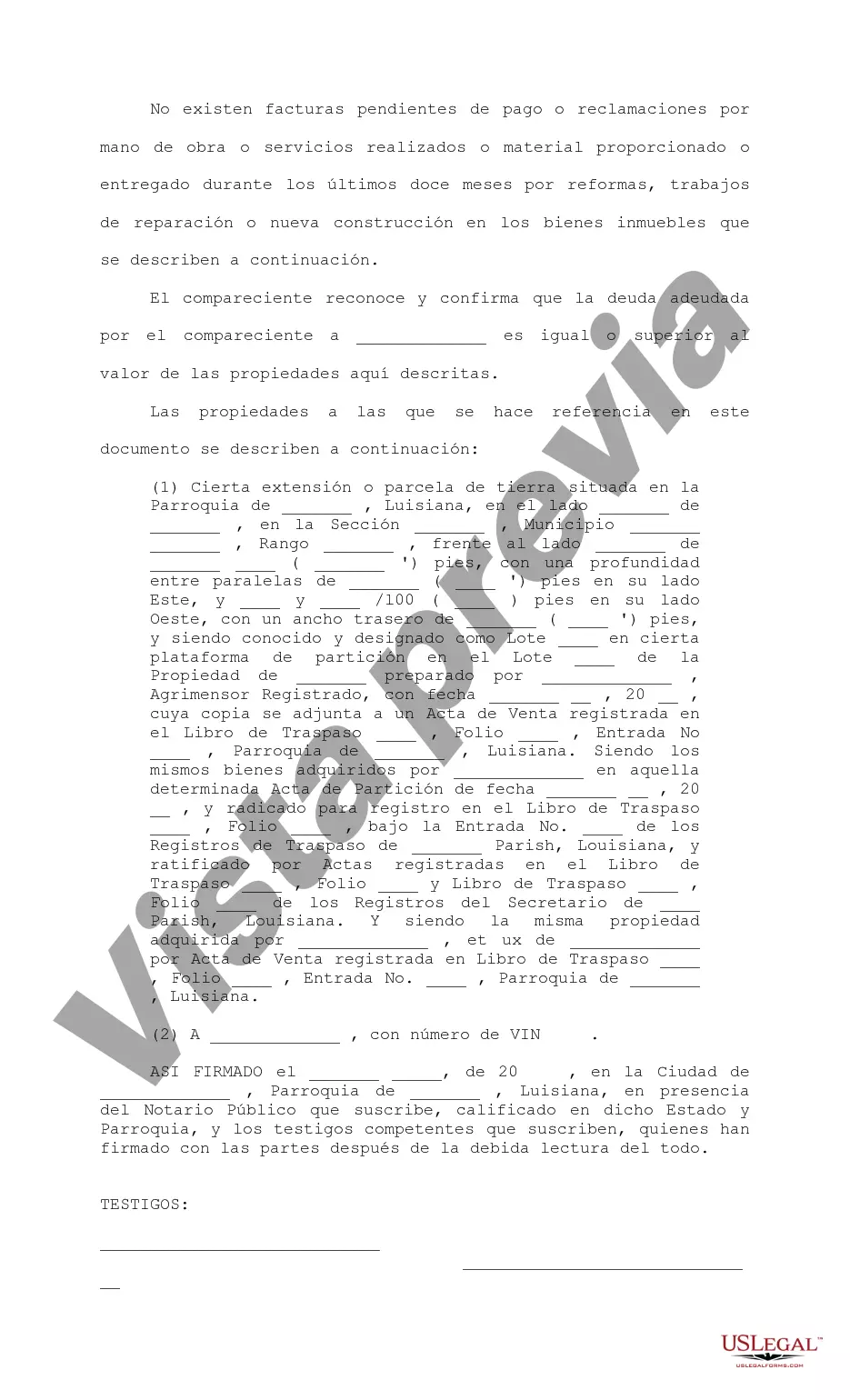 Preview Donación en Pago