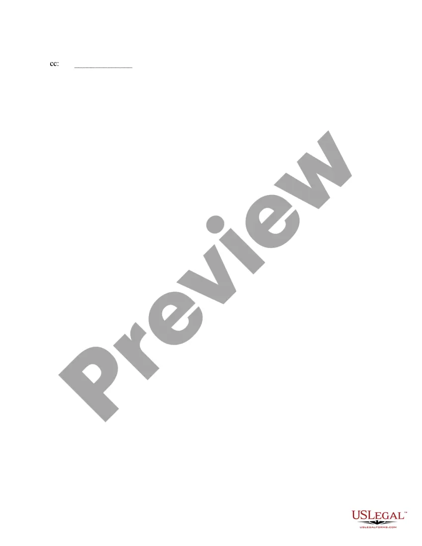 Preview Demand Letter - Payment of Account 2nd Letter