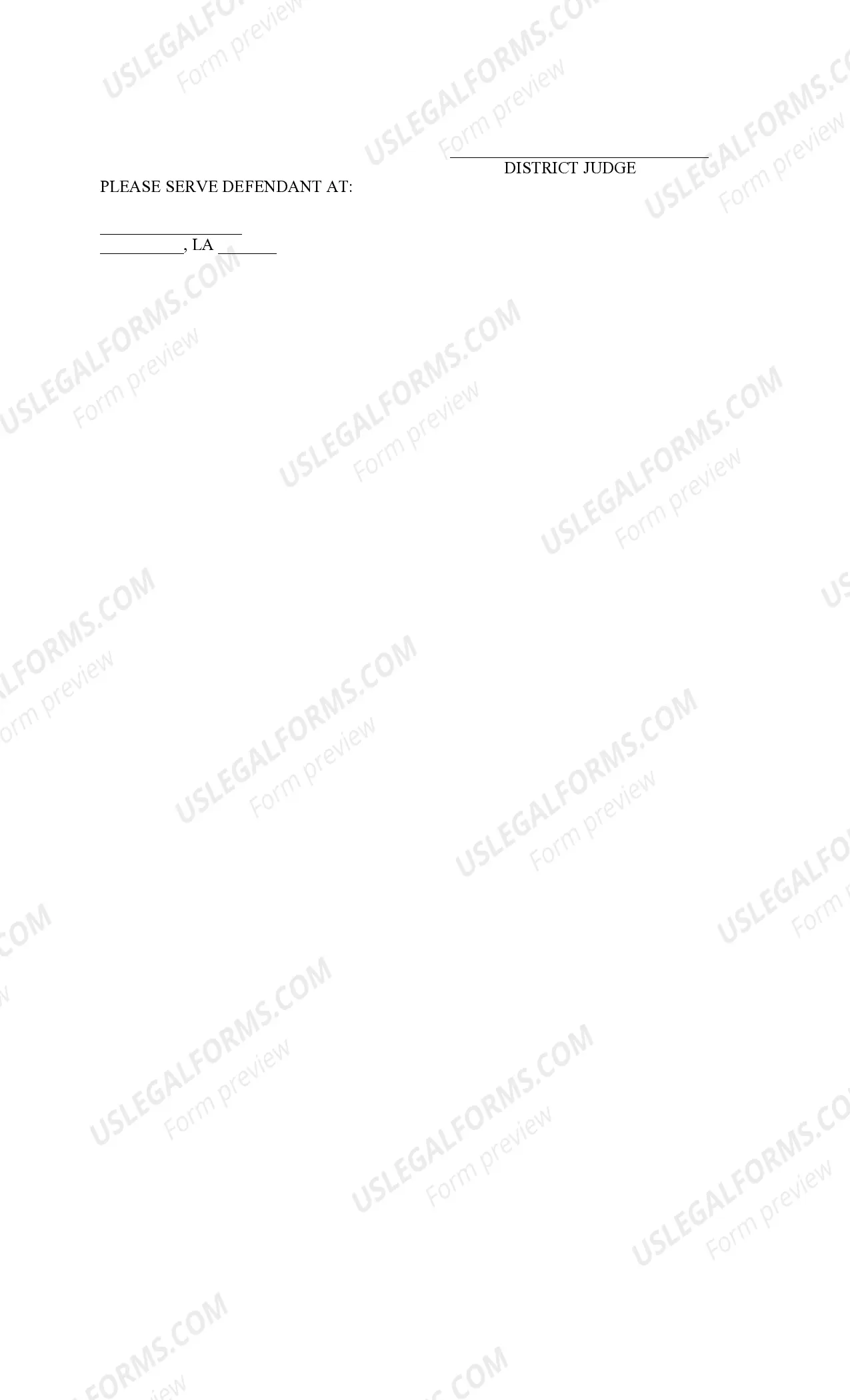 Preview Petition for Divorce with minor children, property, restraining order