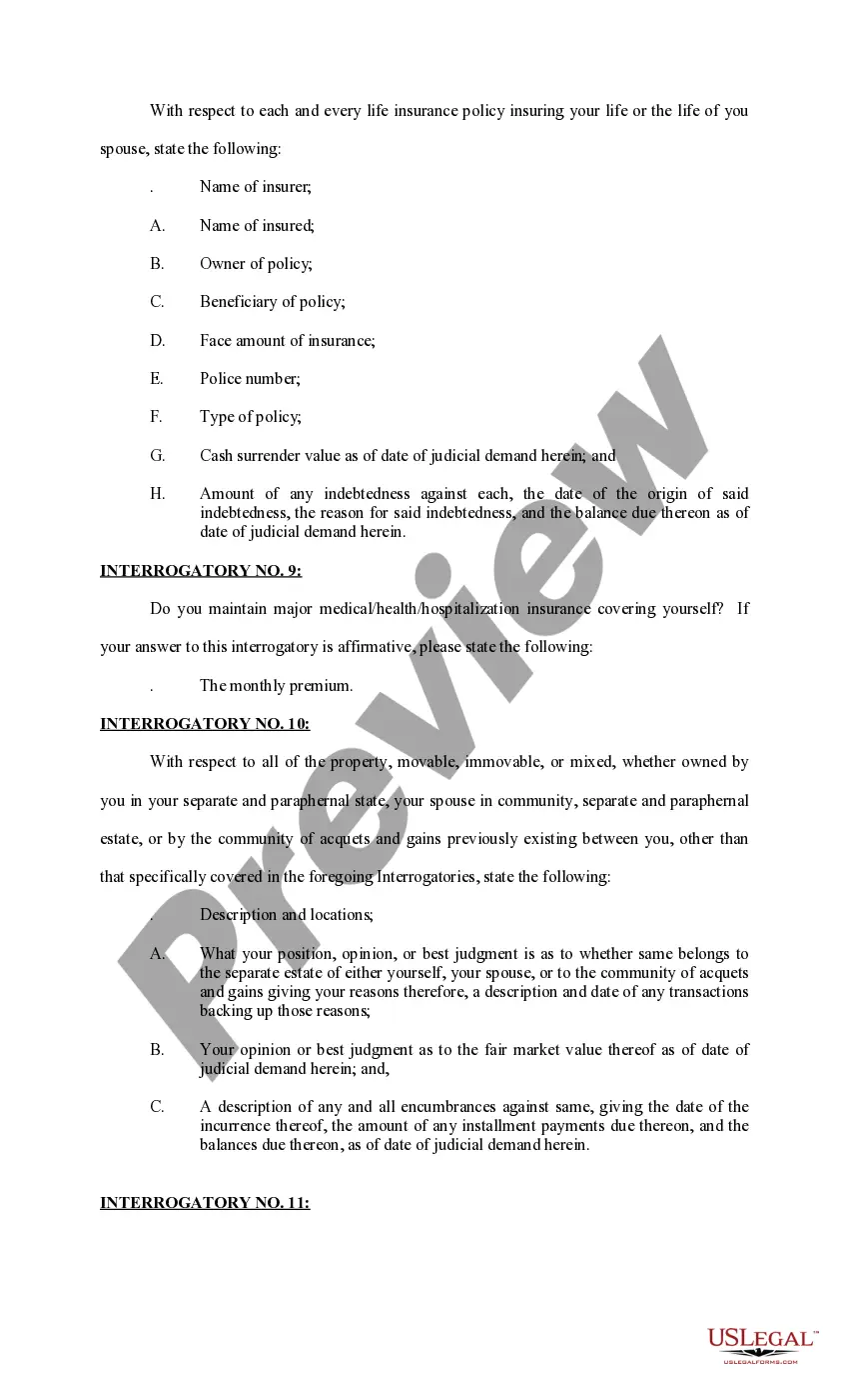 Get Plaintiff's Interrogatories to Defendant and Request for Production of Documents Preview Plaintiff's Interrogatories to Defendant and Request for Production of Documents