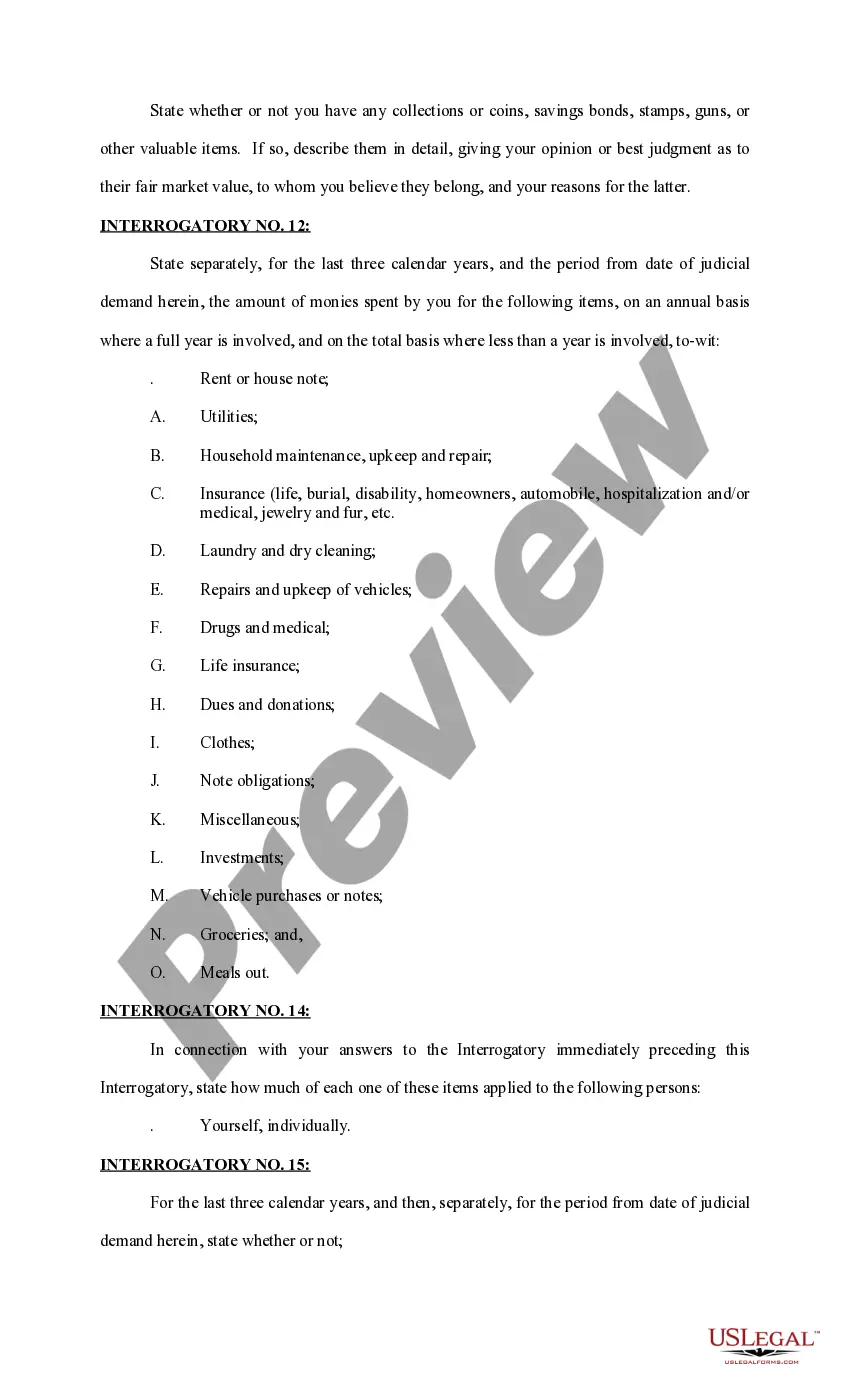Get Plaintiff's Interrogatories to Defendant and Request for Production of Documents Preview Plaintiff's Interrogatories to Defendant and Request for Production of Documents