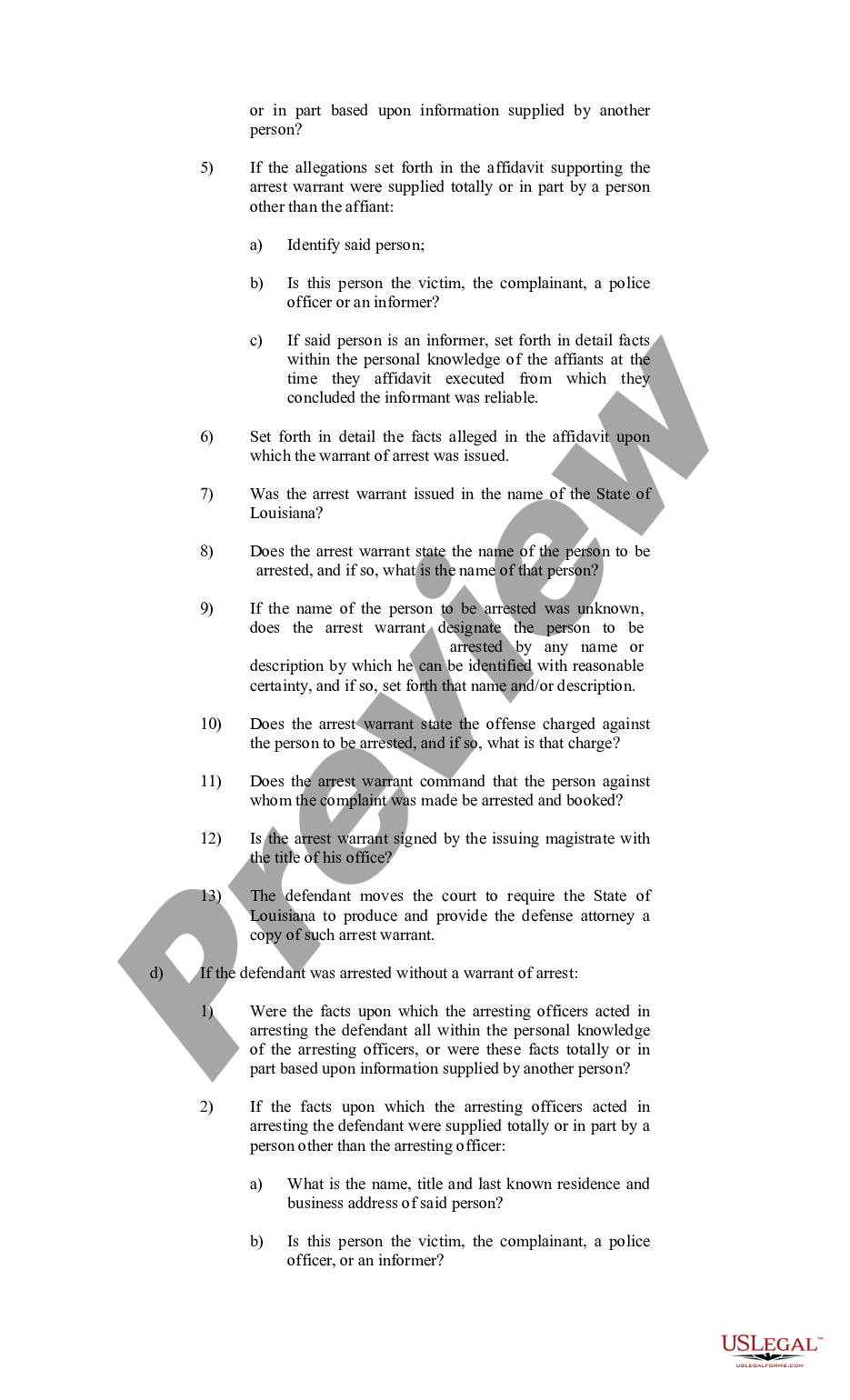 nc bill of particulars form