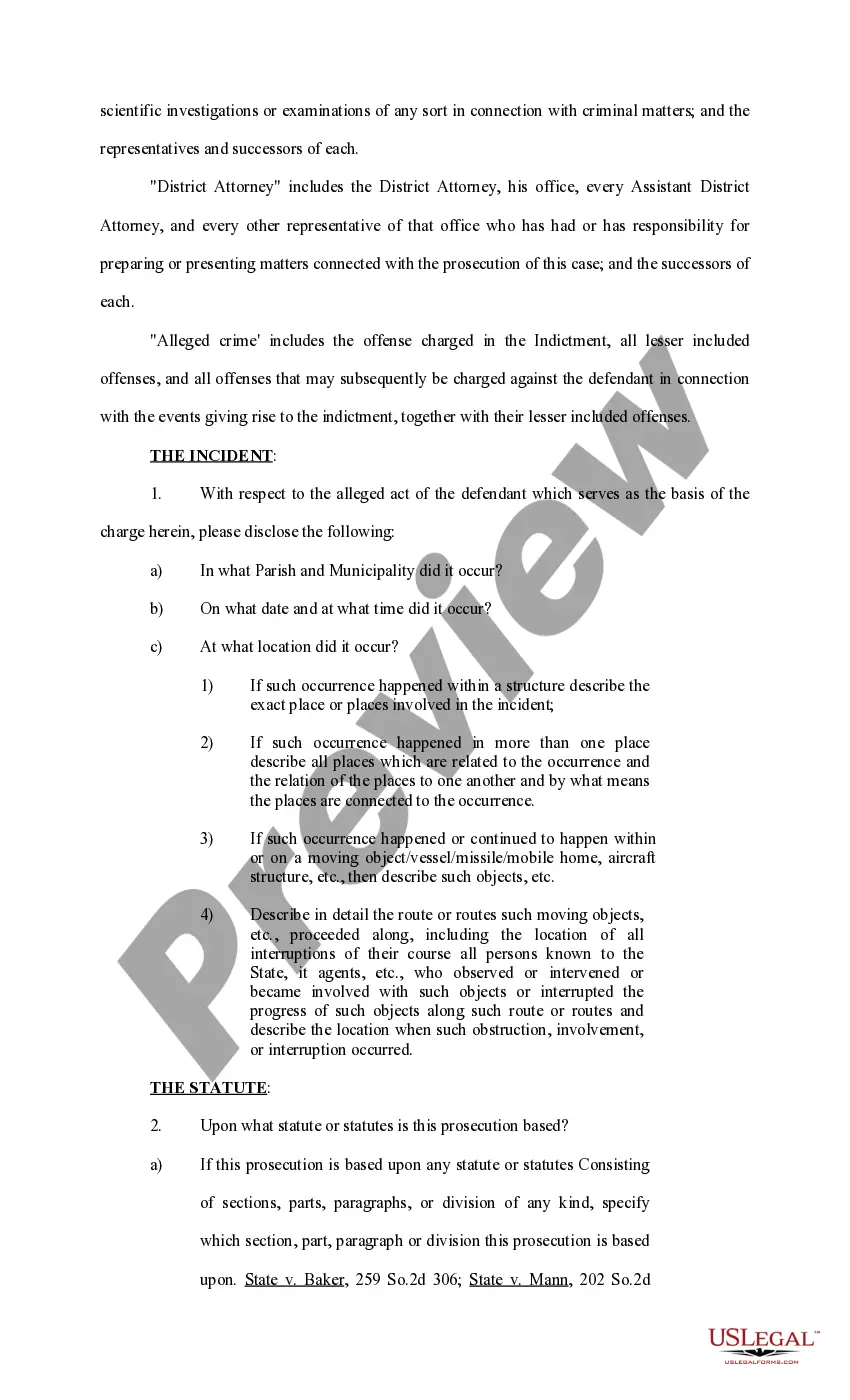 Get Request and Motion for Discovery, Disclosure and Inspection for a Bill of Particulars Preview Request and Motion for Discovery, Disclosure and Inspection for a Bill of Particulars