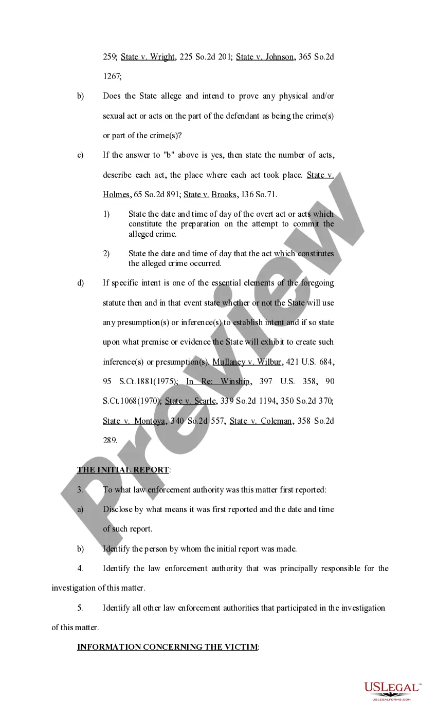 Get Request and Motion for Discovery, Disclosure and Inspection for a Bill of Particulars Preview Request and Motion for Discovery, Disclosure and Inspection for a Bill of Particulars