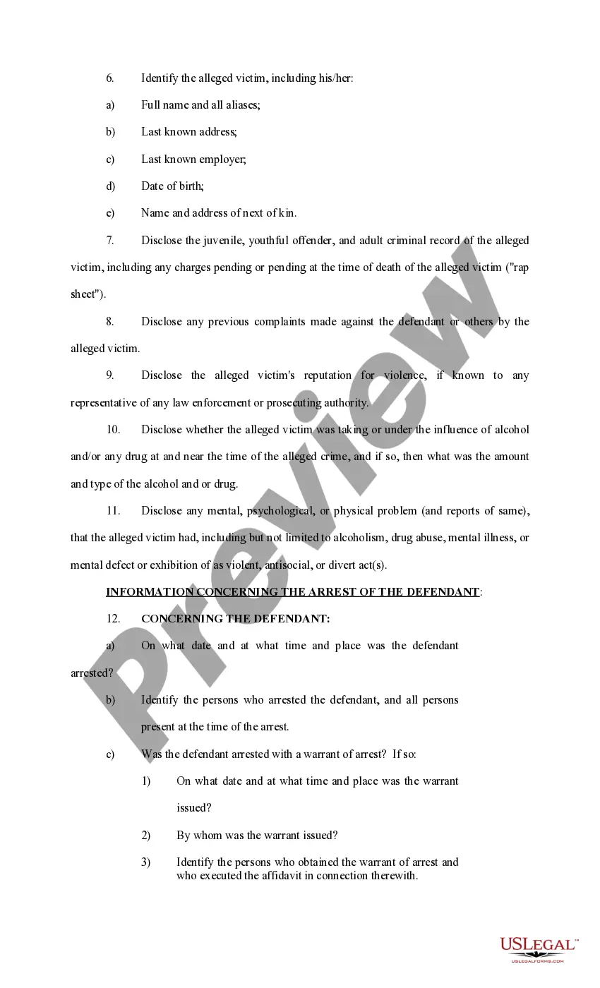 Get Request and Motion for Discovery, Disclosure and Inspection for a Bill of Particulars Preview Request and Motion for Discovery, Disclosure and Inspection for a Bill of Particulars