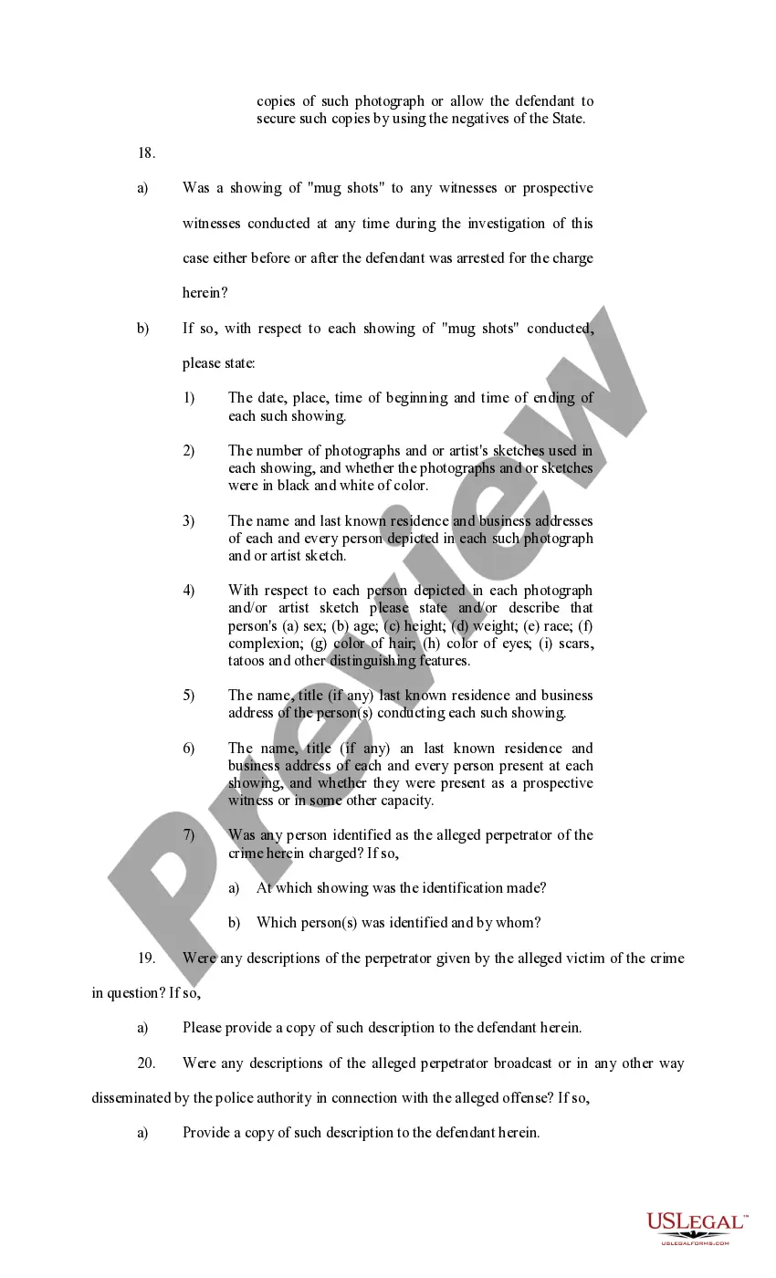 Get Request and Motion for Discovery, Disclosure and Inspection for a Bill of Particulars Preview Request and Motion for Discovery, Disclosure and Inspection for a Bill of Particulars