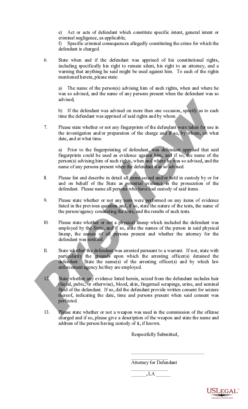 Preview Motion for Bill of Particulars, and Order