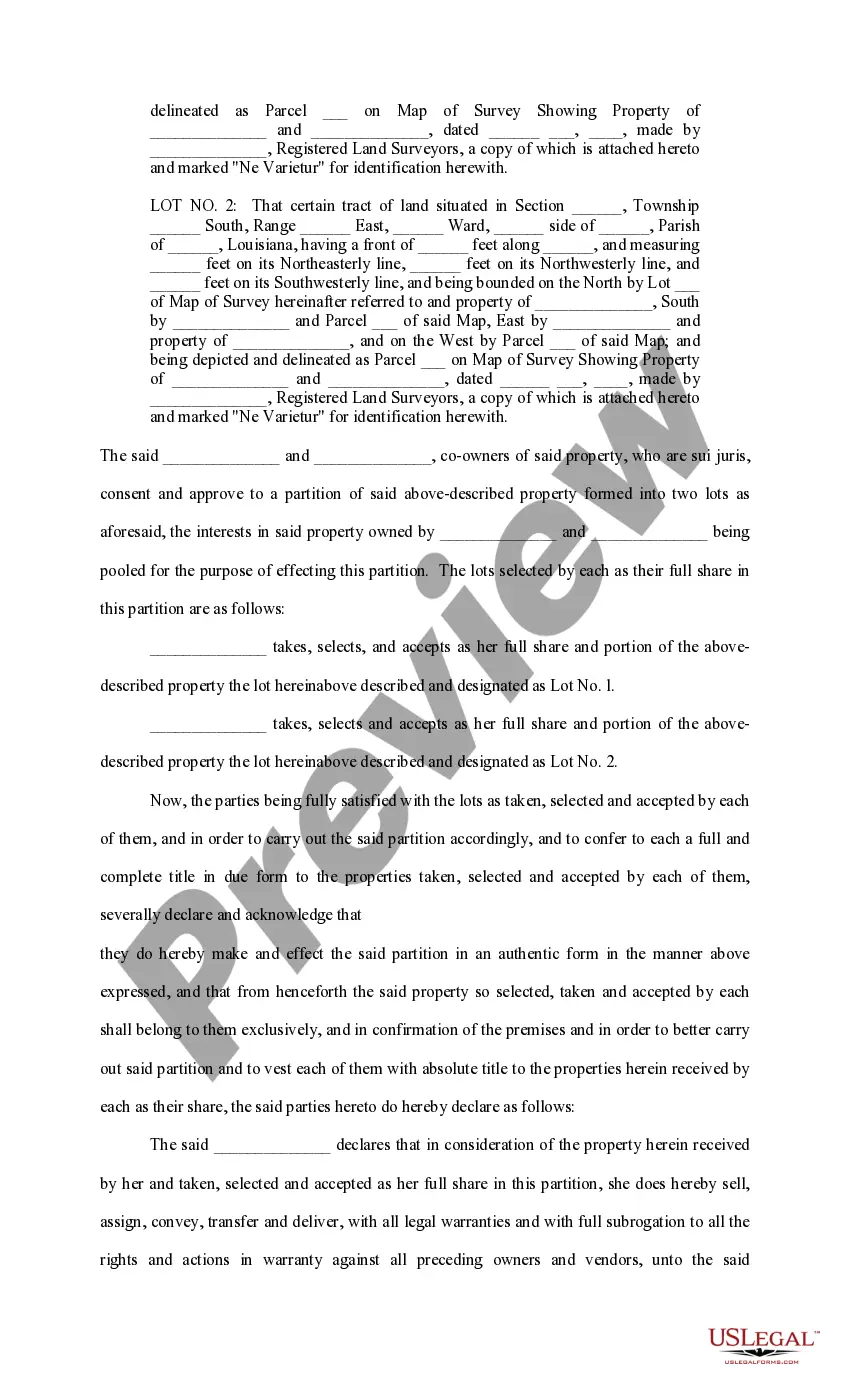 Preview Act of Partition