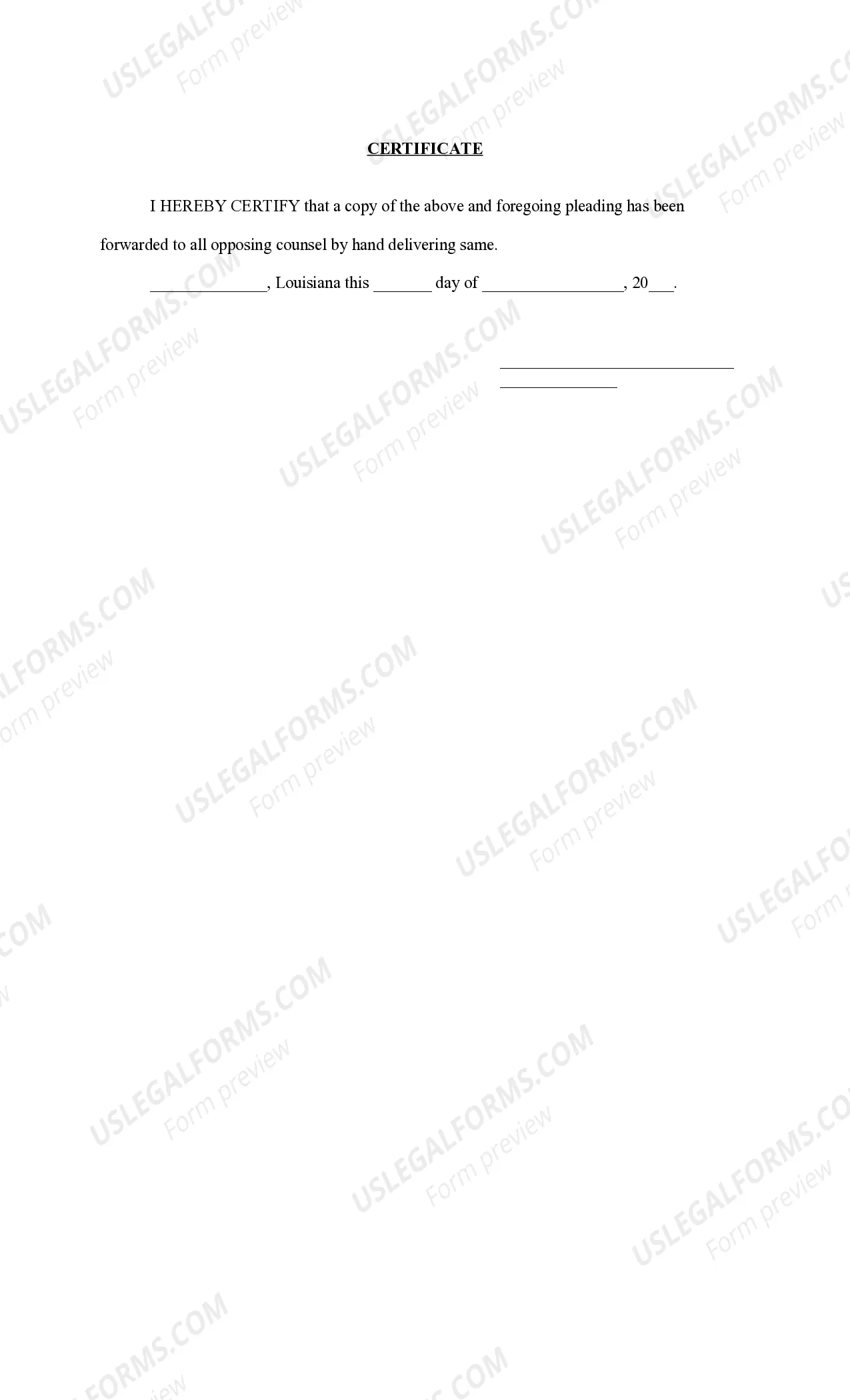 Preview Petition to be Relieved of Registering Pursuant to LA. R.S. 15:540, et. seq. Sex Offender, with Order Relieving Defendant of Requirement