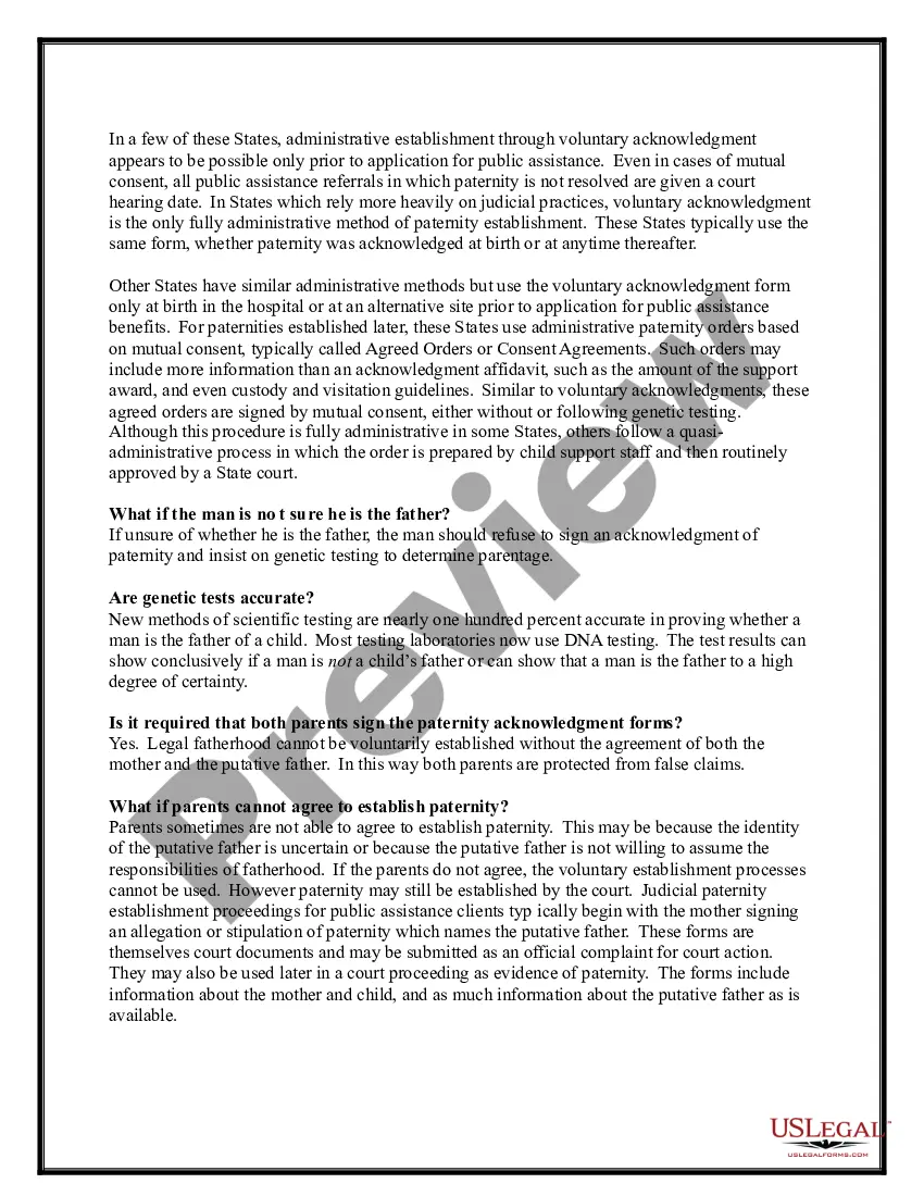 Get Paternity Law and Procedure Handbook Preview Paternity Law and Procedure Handbook