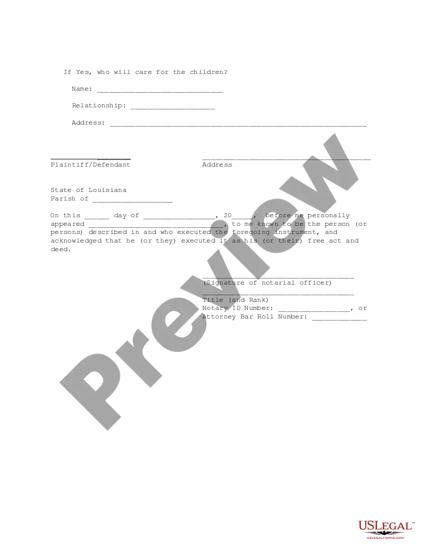 Preview Domestic Relations Fact Sheet