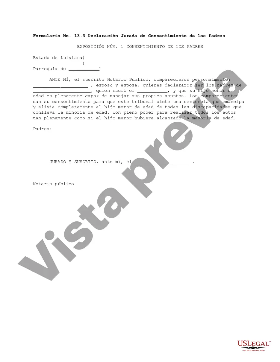 Preview Paquete de Emancipación
