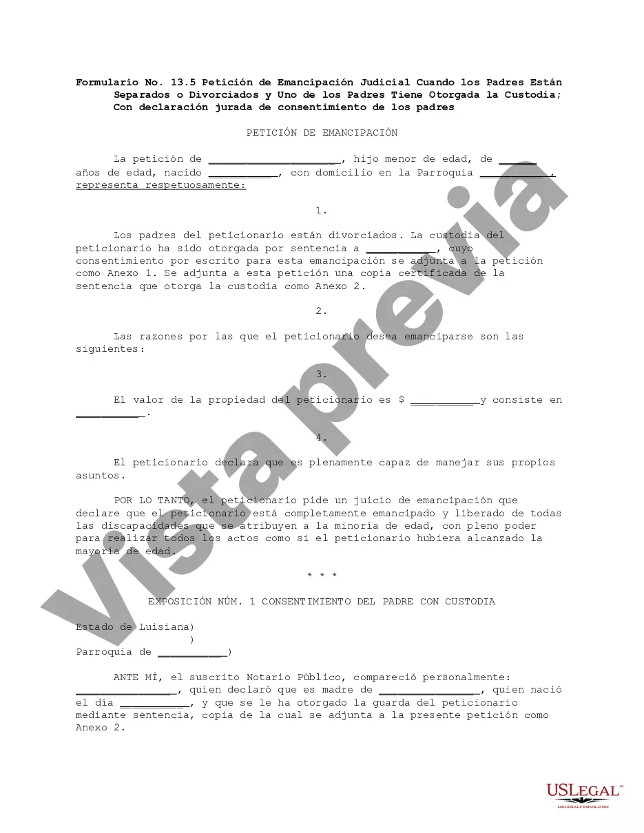 Preview Paquete de Emancipación