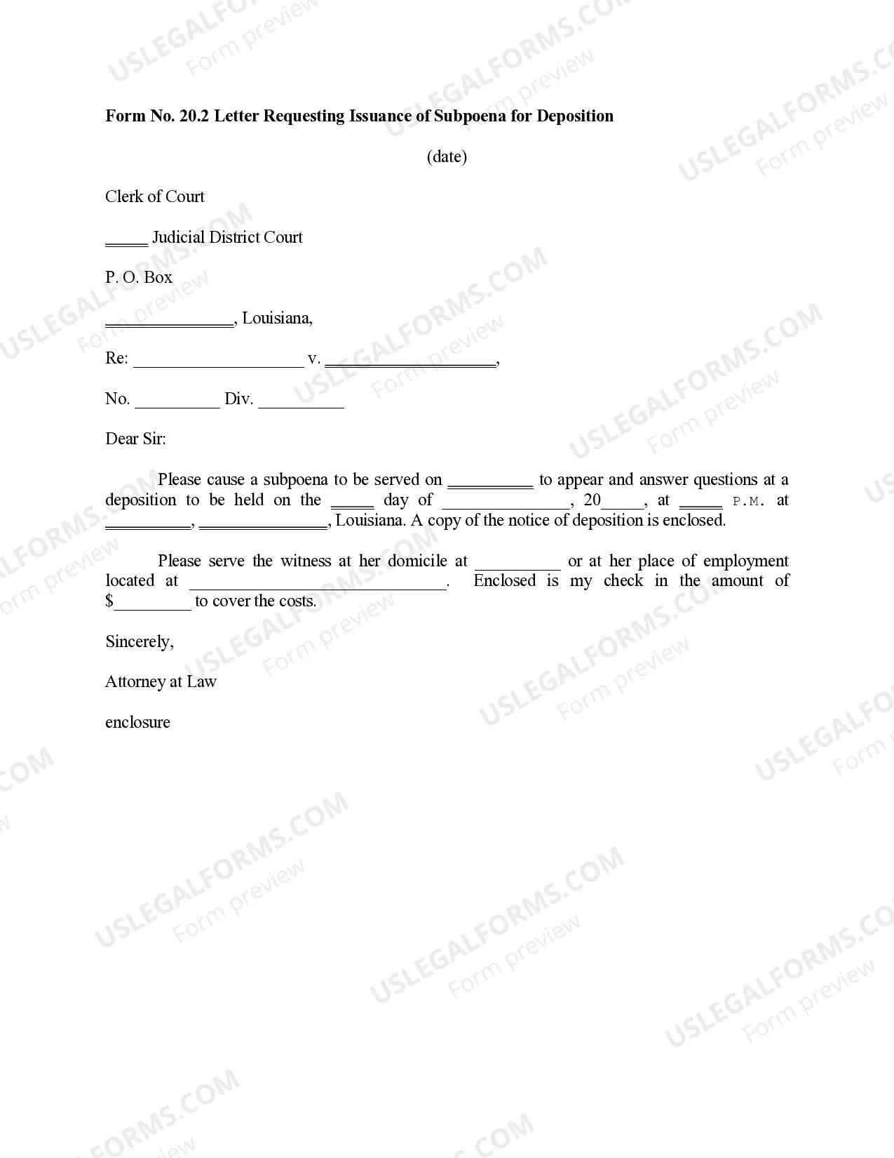 Preview Case Trial Packet