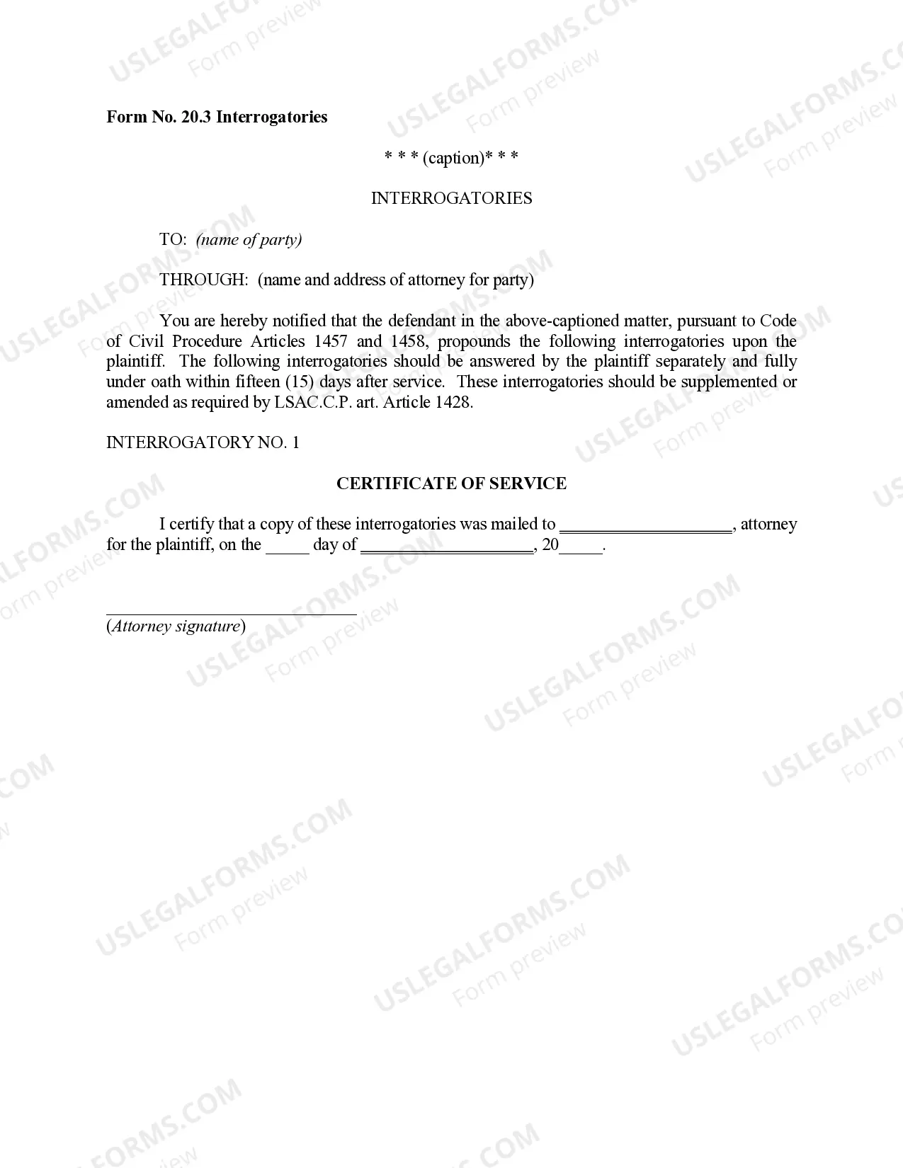 Preview Case Trial Packet