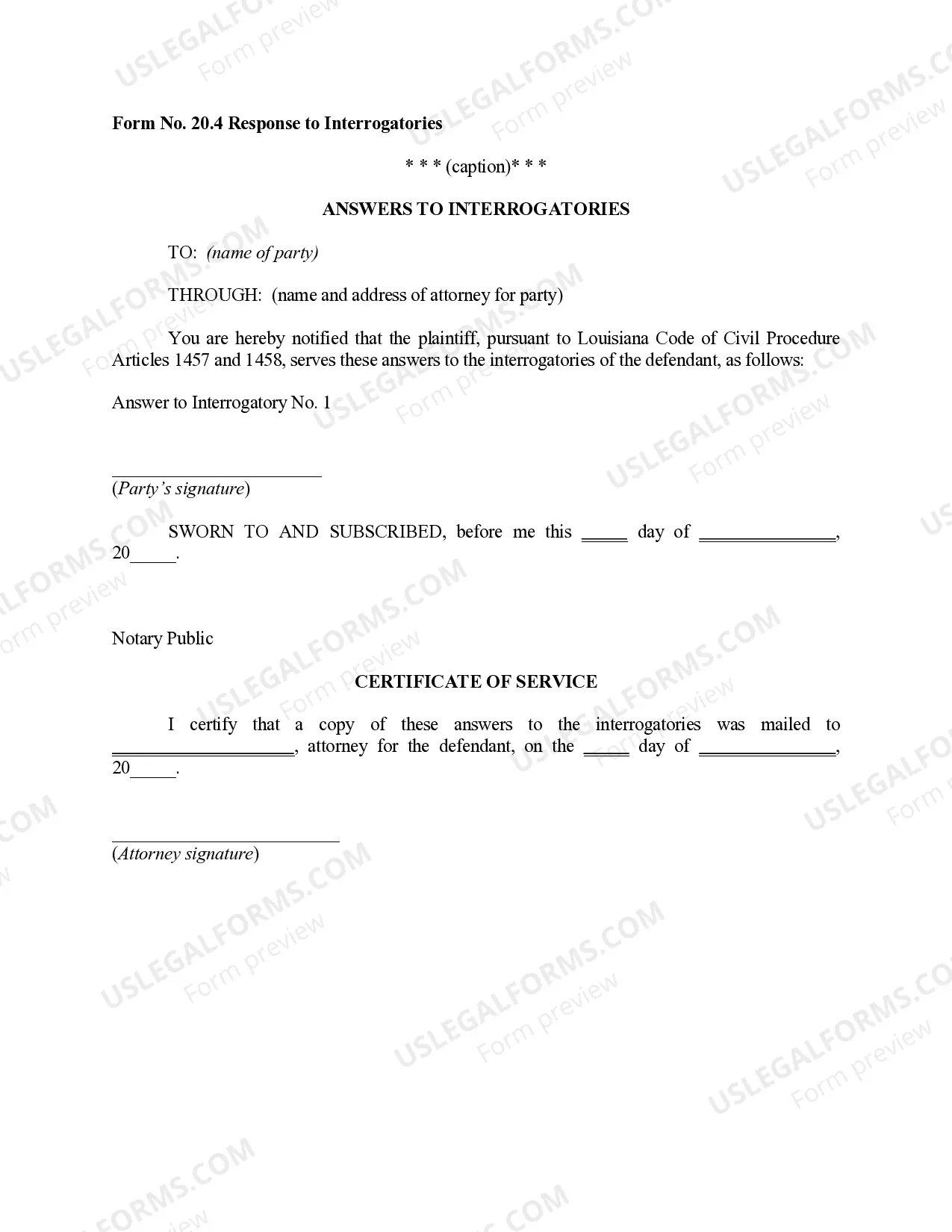 Preview Case Trial Packet