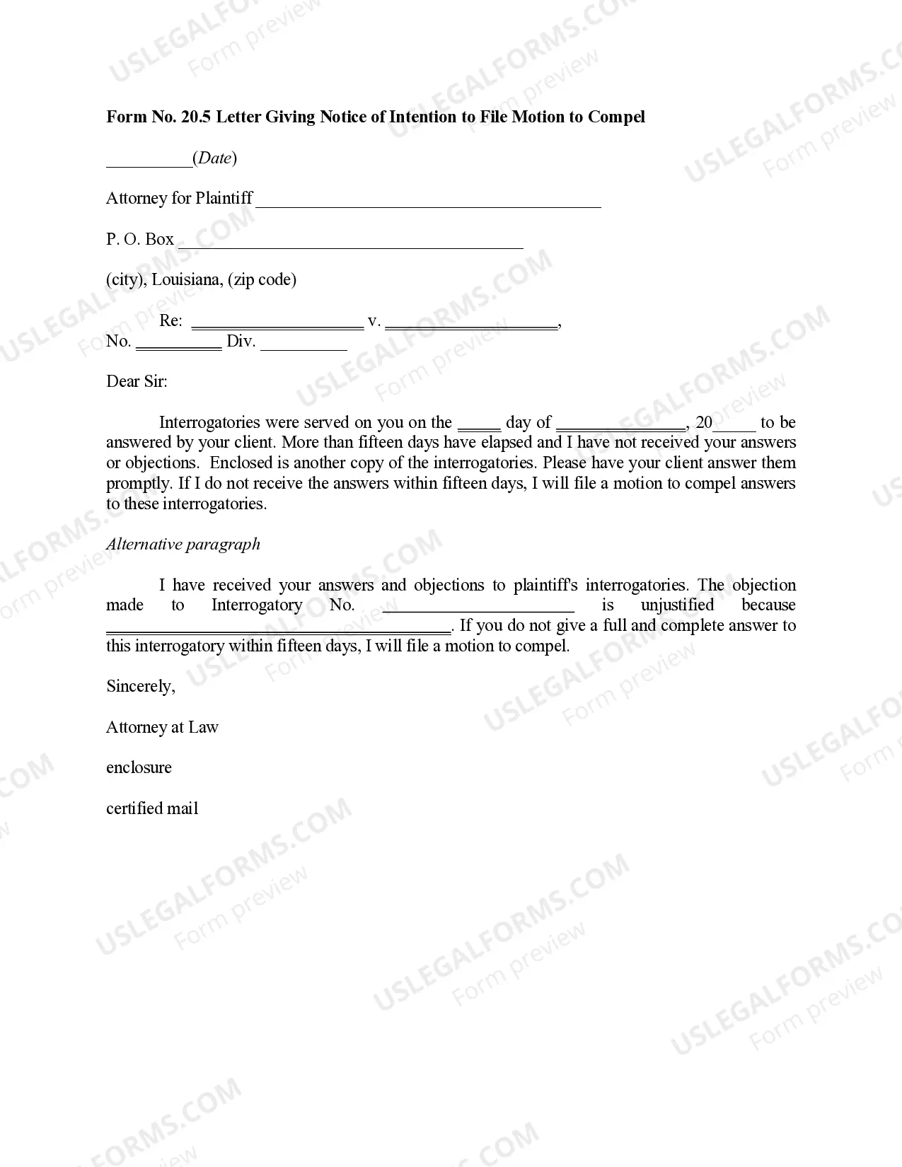 Preview Case Trial Packet