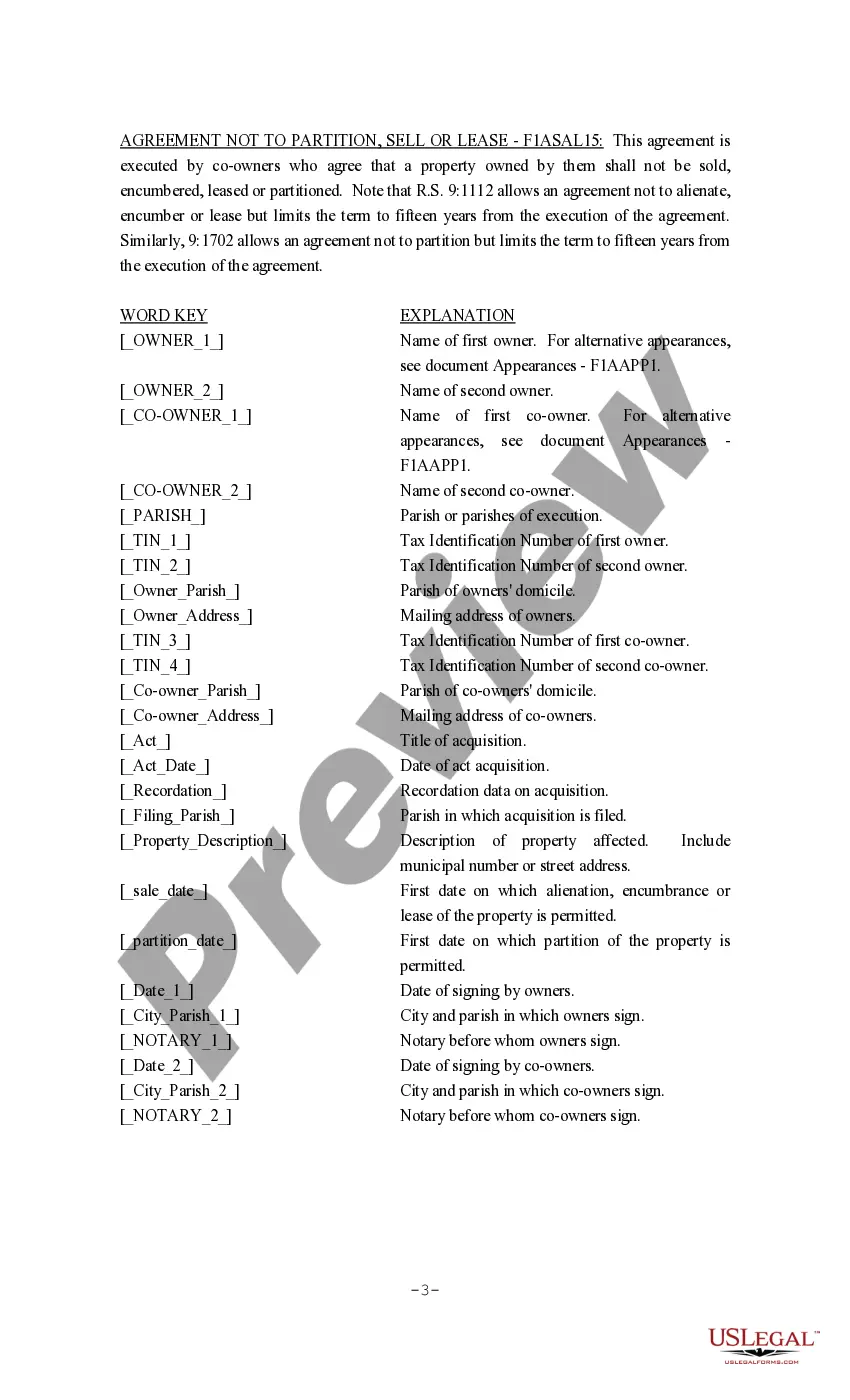 Get Agreement between Owner and CoOwner of Property Preview Agreement between Owner and CoOwner of Property