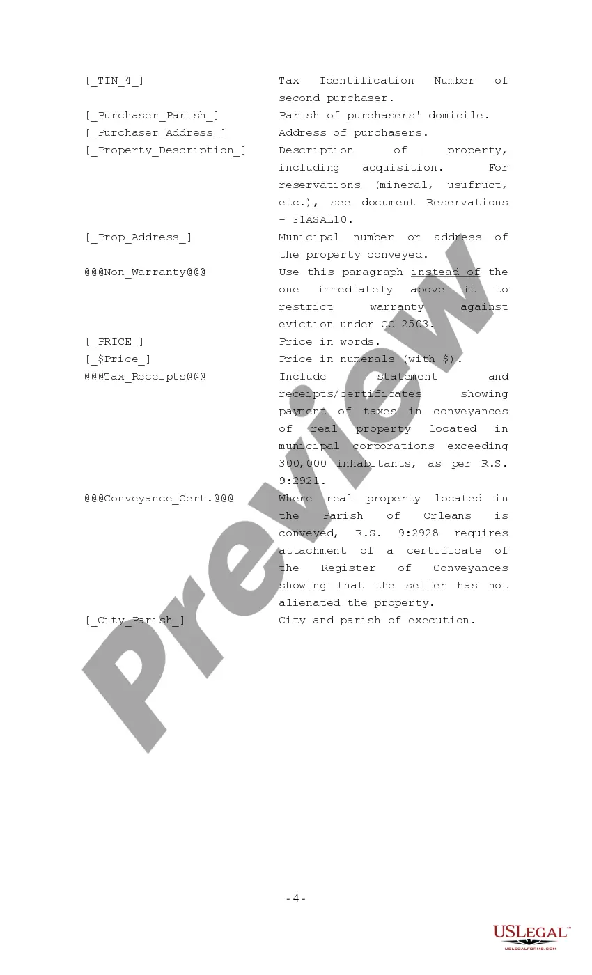 Get Act of Cash Sale without Warranty Preview Act of Cash Sale without Warranty