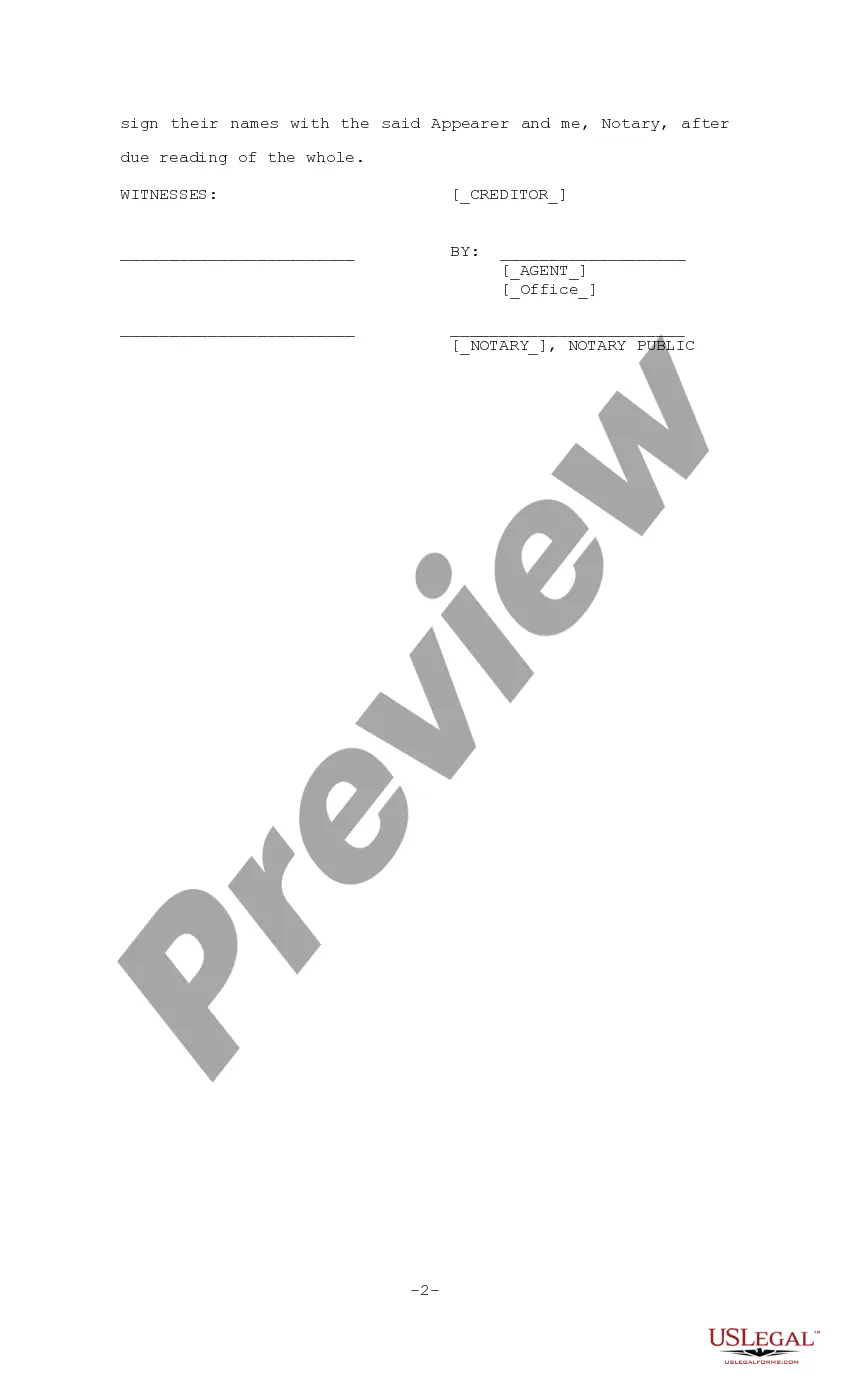 Preview Partial Release of Judicial Mortgage and Lien