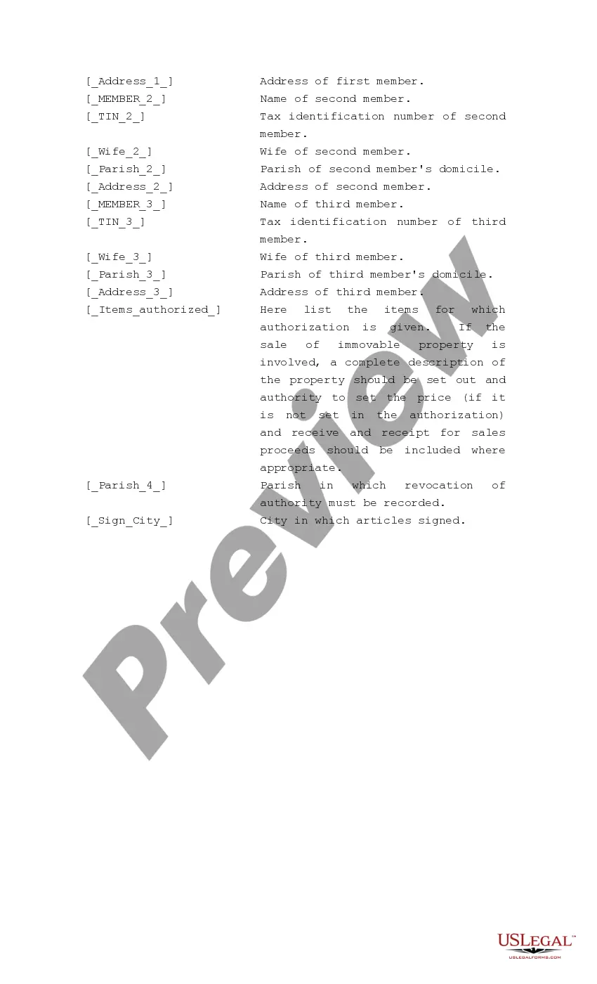 Get Authorization to Act for a Limited Liability Company LLC Preview Authorization to Act for a Limited Liability Company LLC