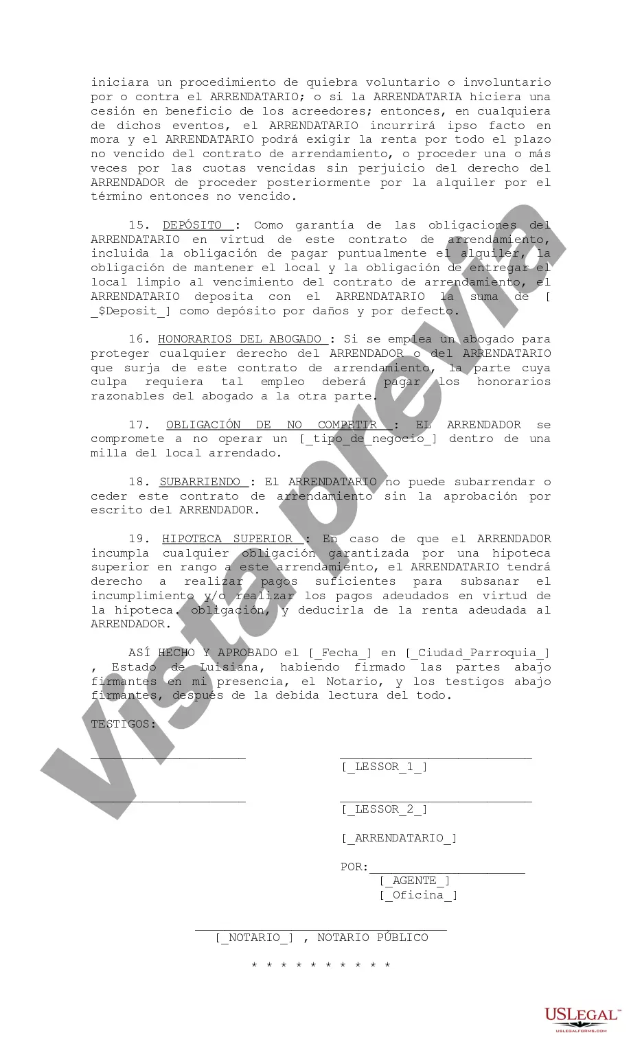 Preview Arrendamiento Comercial