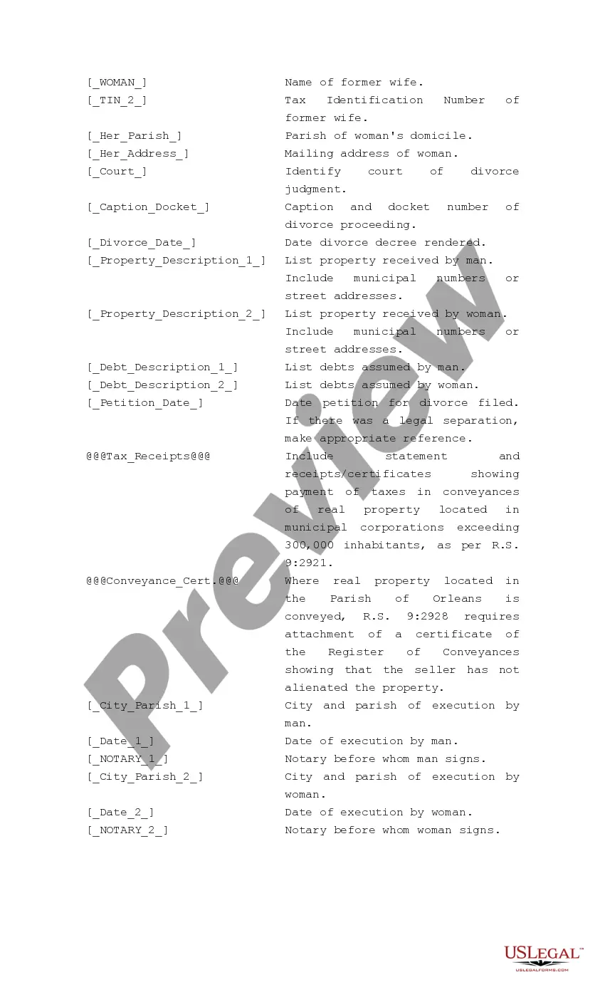 Preview Partition of Community Property