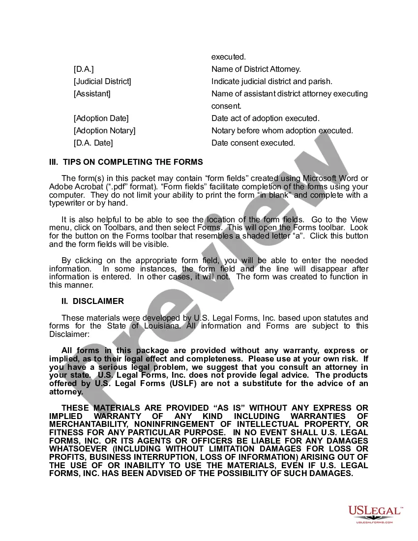 Preview Adoption by Adopter of Adoptee