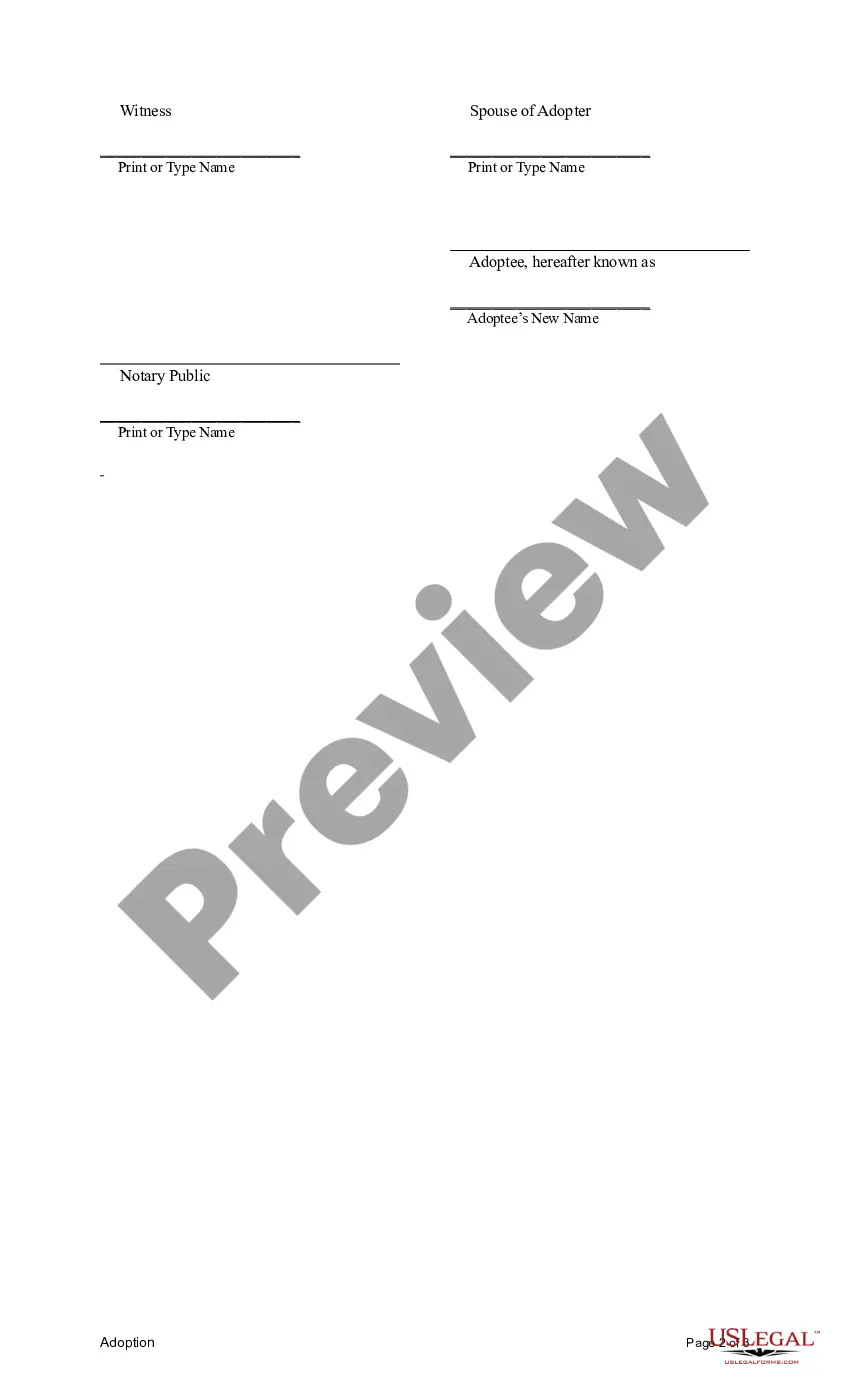 Preview Adoption by Adopter of Adoptee