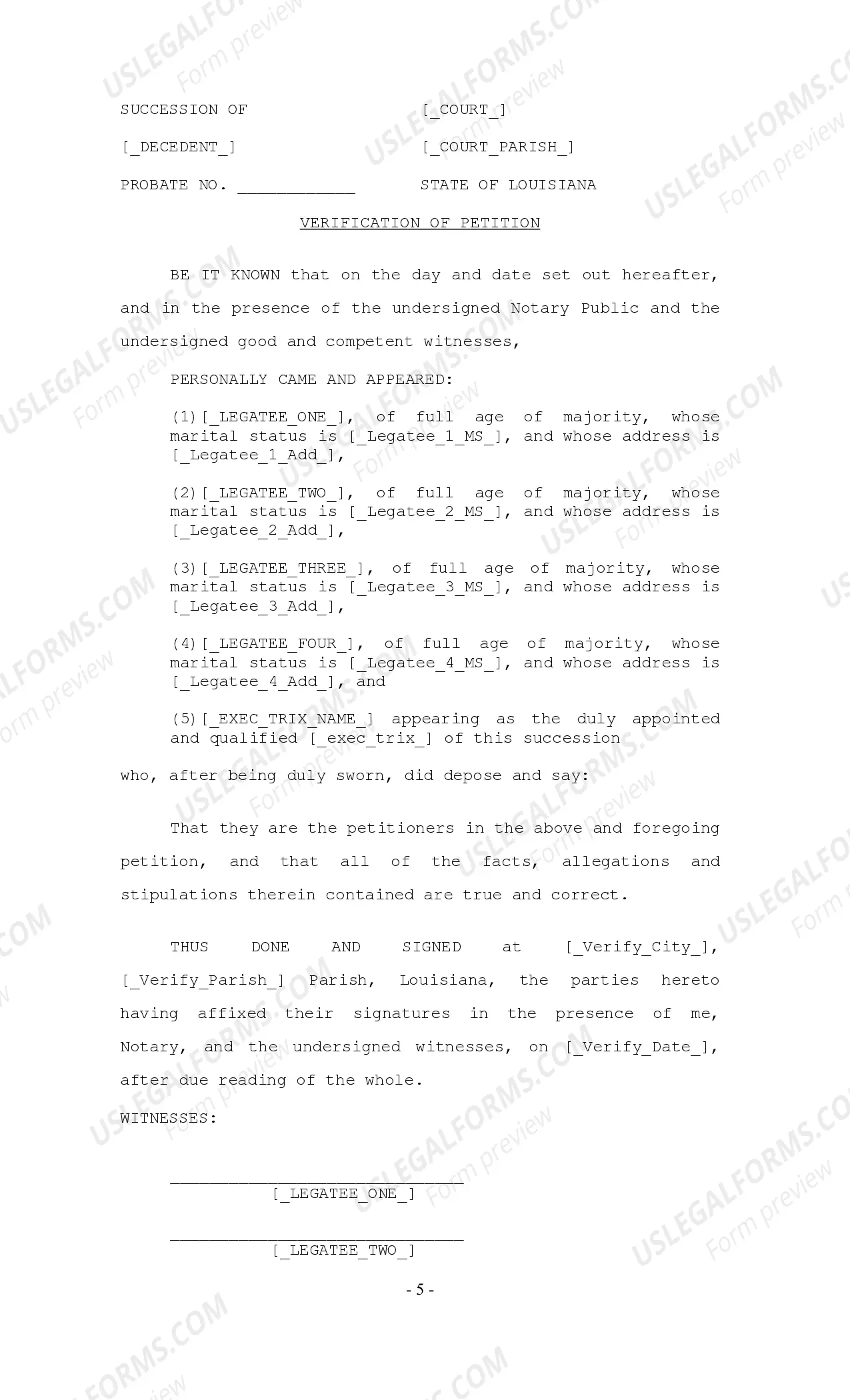 Preview Petition for Authority to Pay Interim Allowances, Verification of Petition, Notice, Certificate of Publication and No Opposition, Order Authorizing Allowance Payment