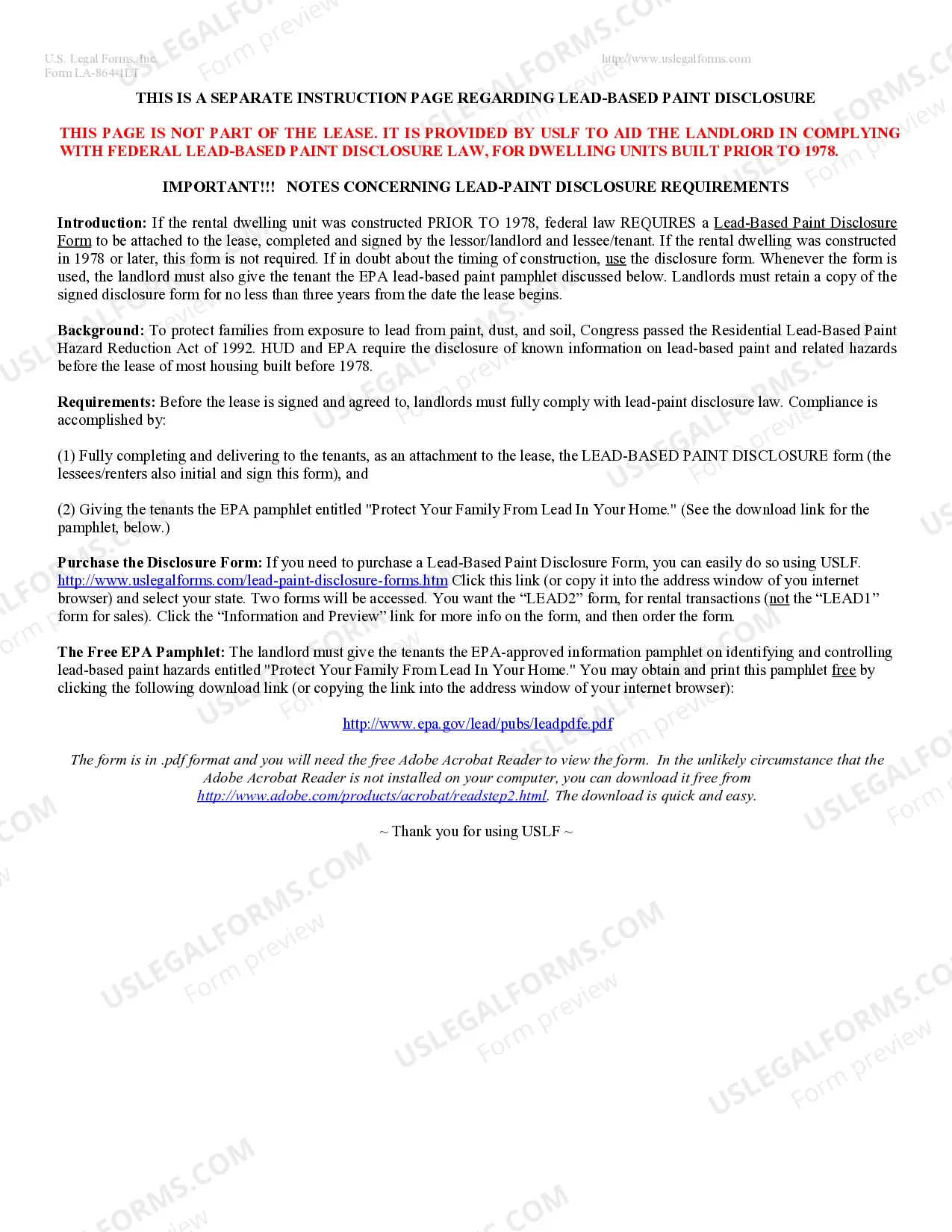 Preview Residential Lease or Rental Agreement for Month to Month