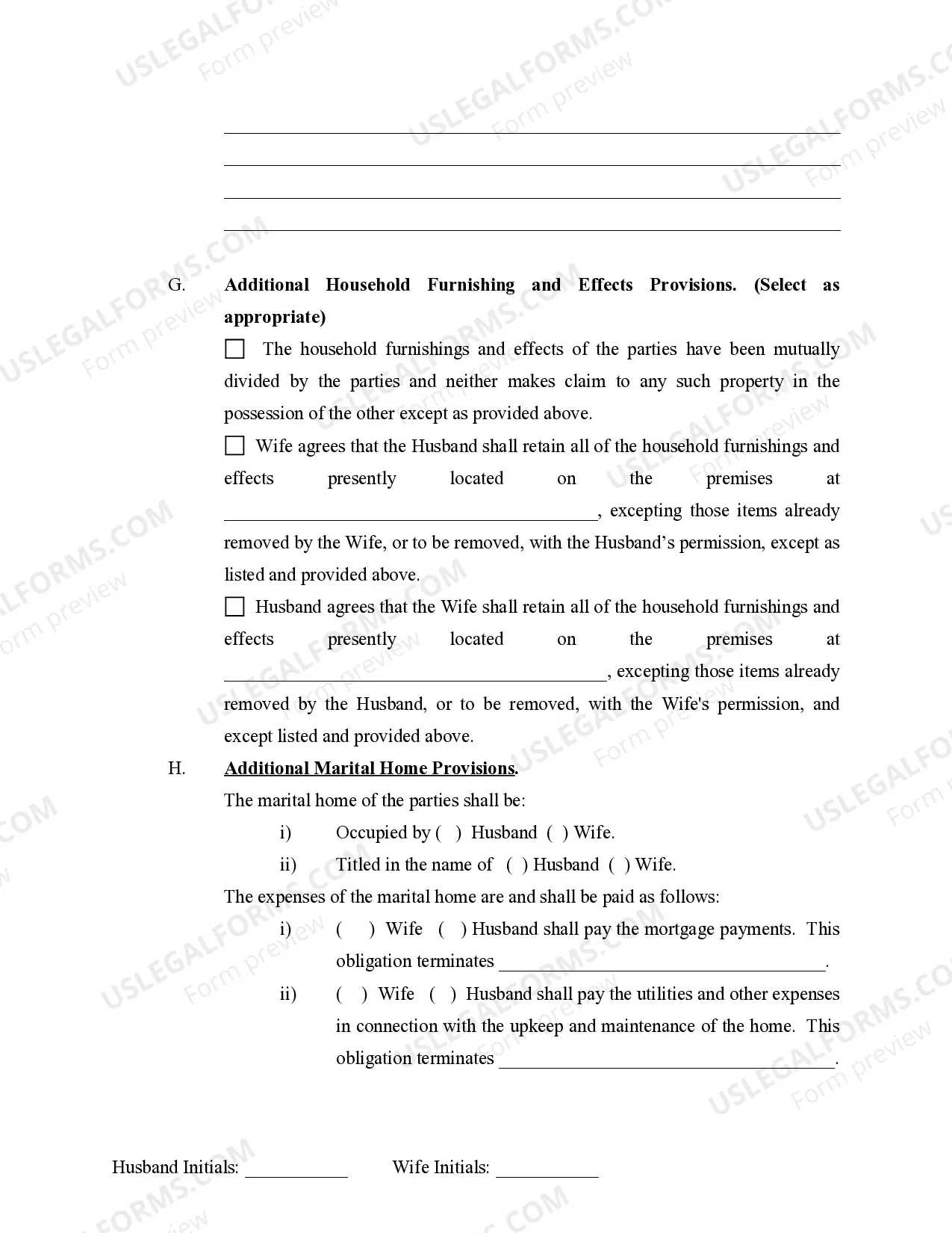 Preview Marital Domestic Separation and Property Settlement Agreement Minor Children Parties May have Joint Property or Debts where Divorce Action Filed