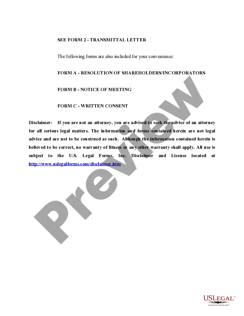 Get Louisiana Dissolution Package to Dissolve Corporation Preview Louisiana Dissolution Package to Dissolve Corporation