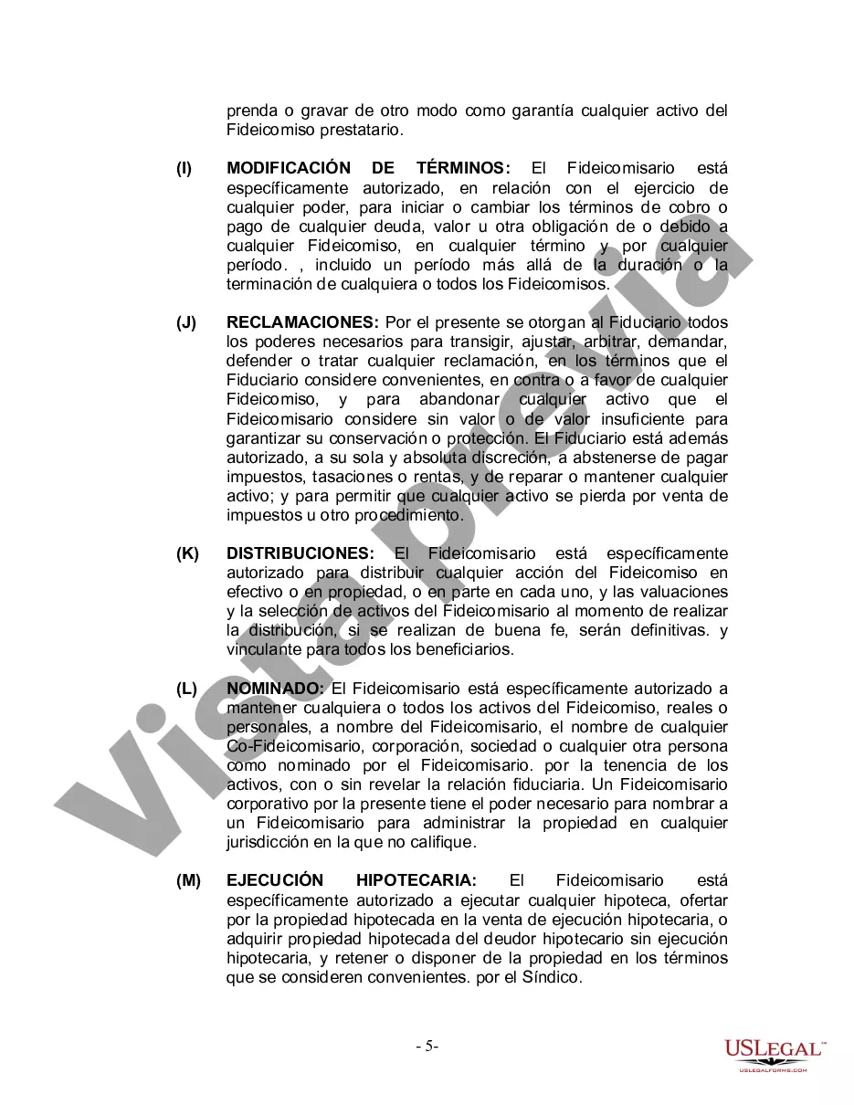 Preview Fideicomiso en vida para esposo y esposa con hijos menores o adultos