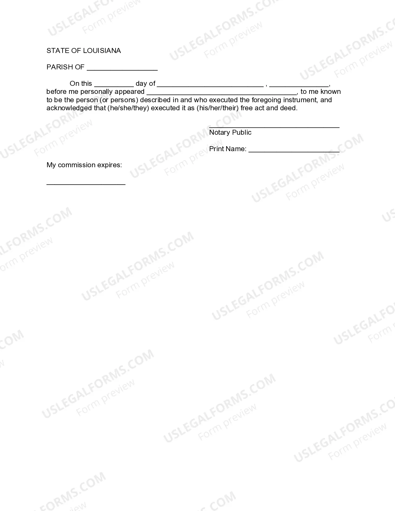 Preview Amendment to Living Trust