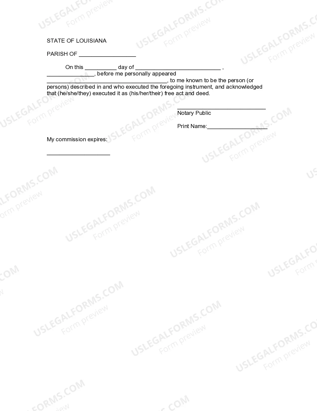 Preview Letter to Lienholder to Notify of Trust