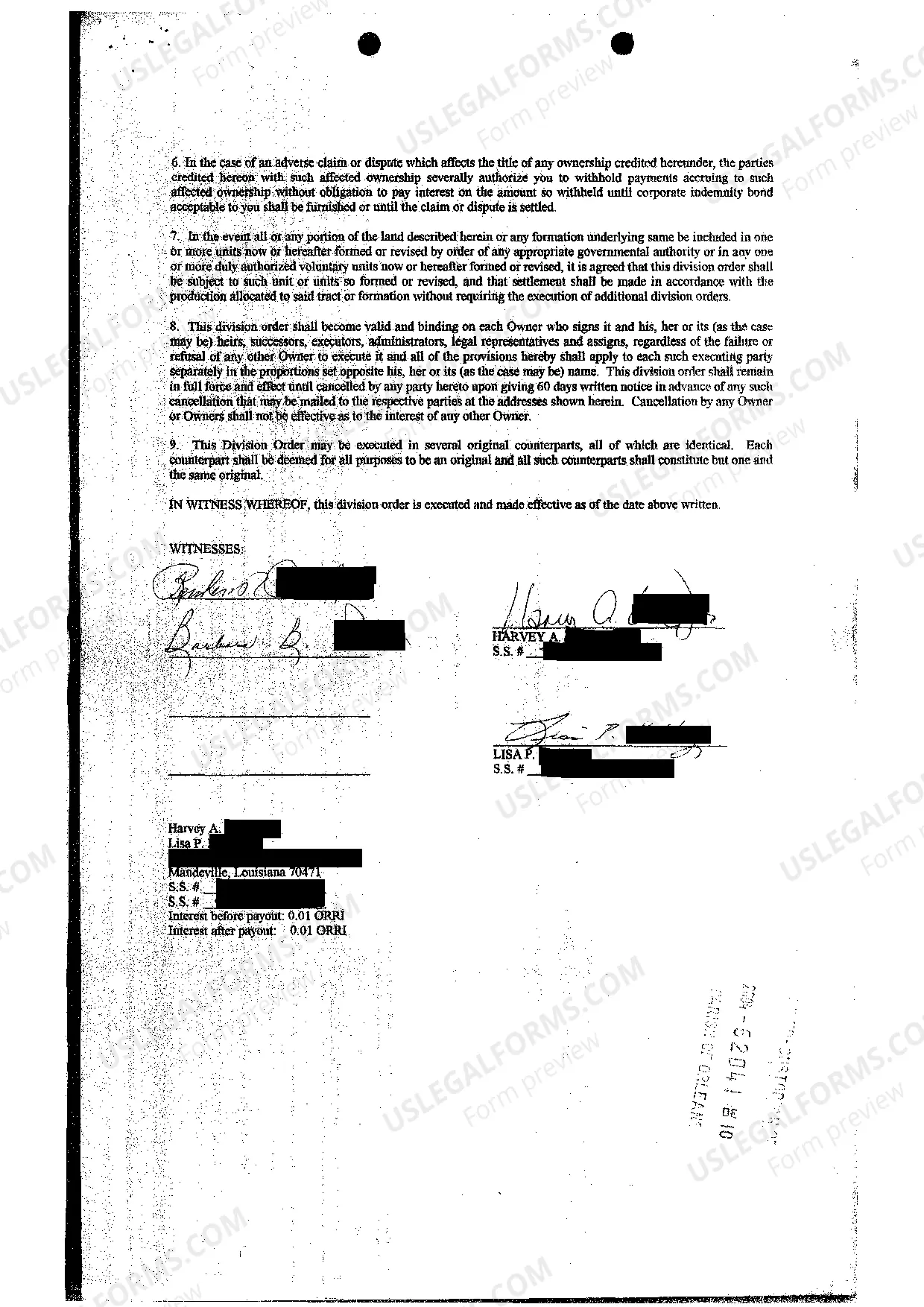 Preview Oil and Gas Division Order