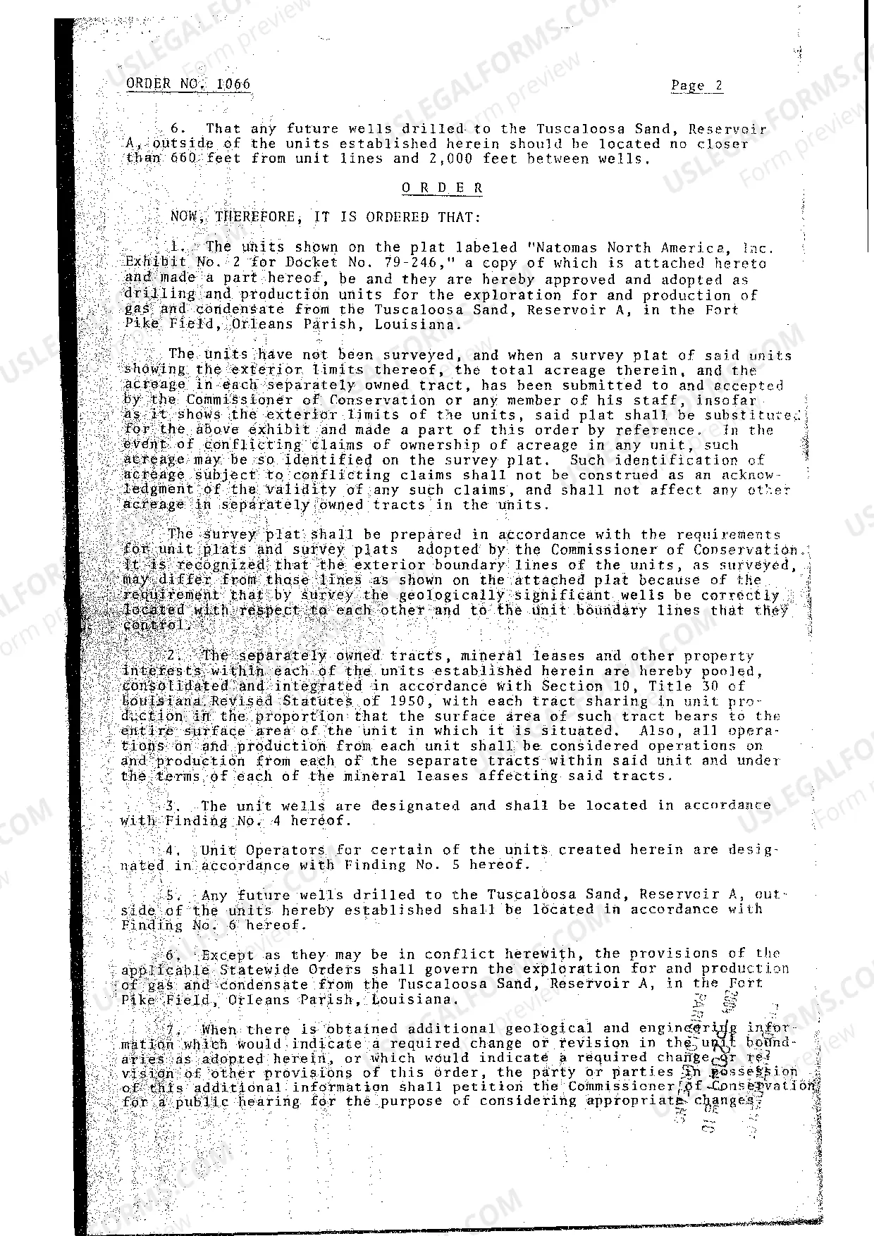 Preview Oil and Gas Division Order